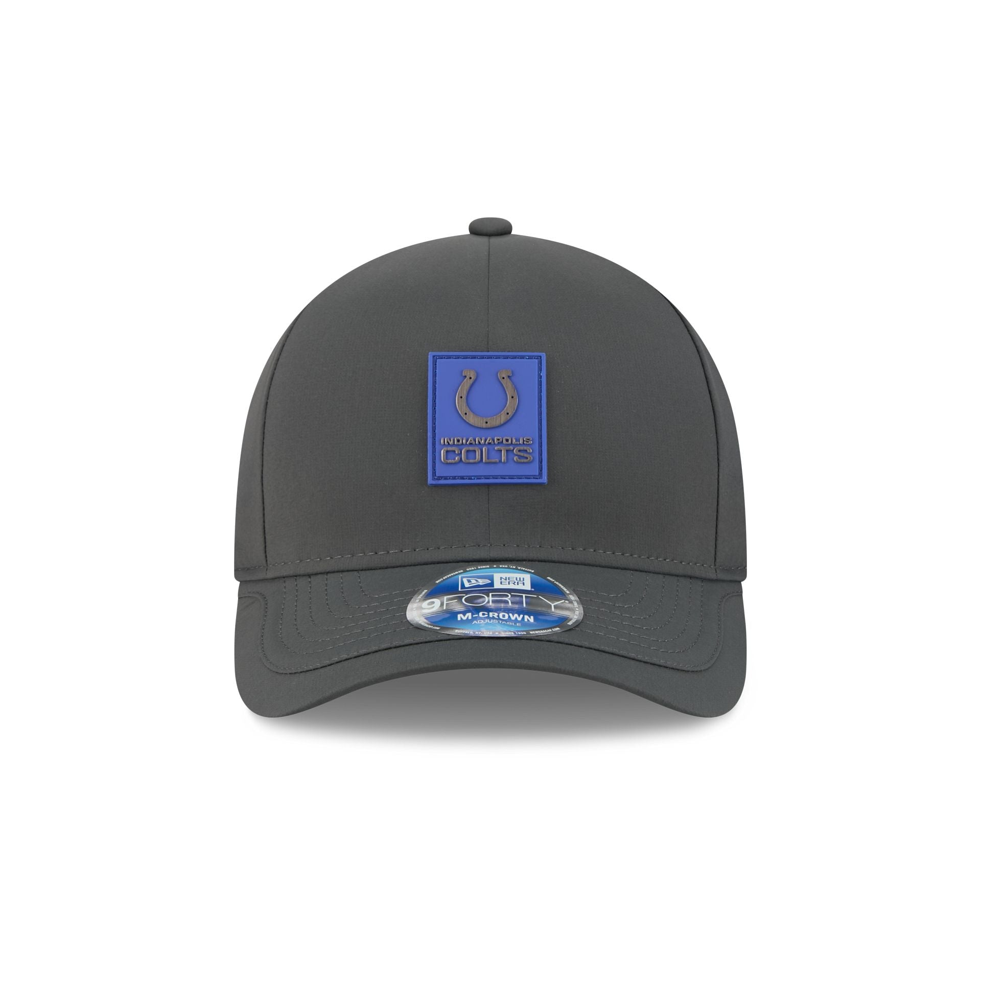 Alternative view of Indianapolis Colts 2025 Sideline Cold Weather Steel Clouds 9Forty M-Crown Snapback Hat