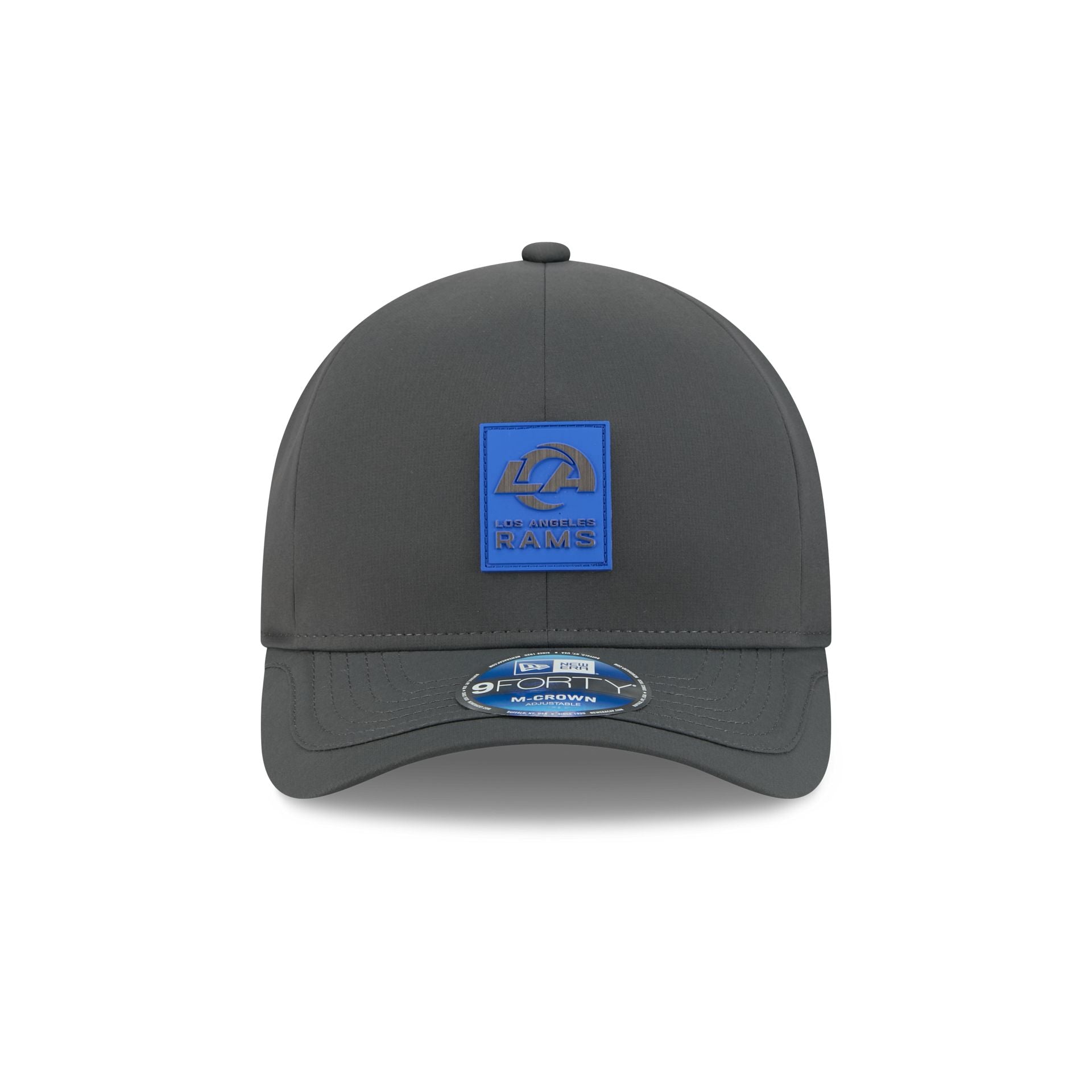 Alternative view of Los Angeles Rams 2025 Sideline Cold Weather Steel Clouds 9Forty M-Crown Snapback Hat