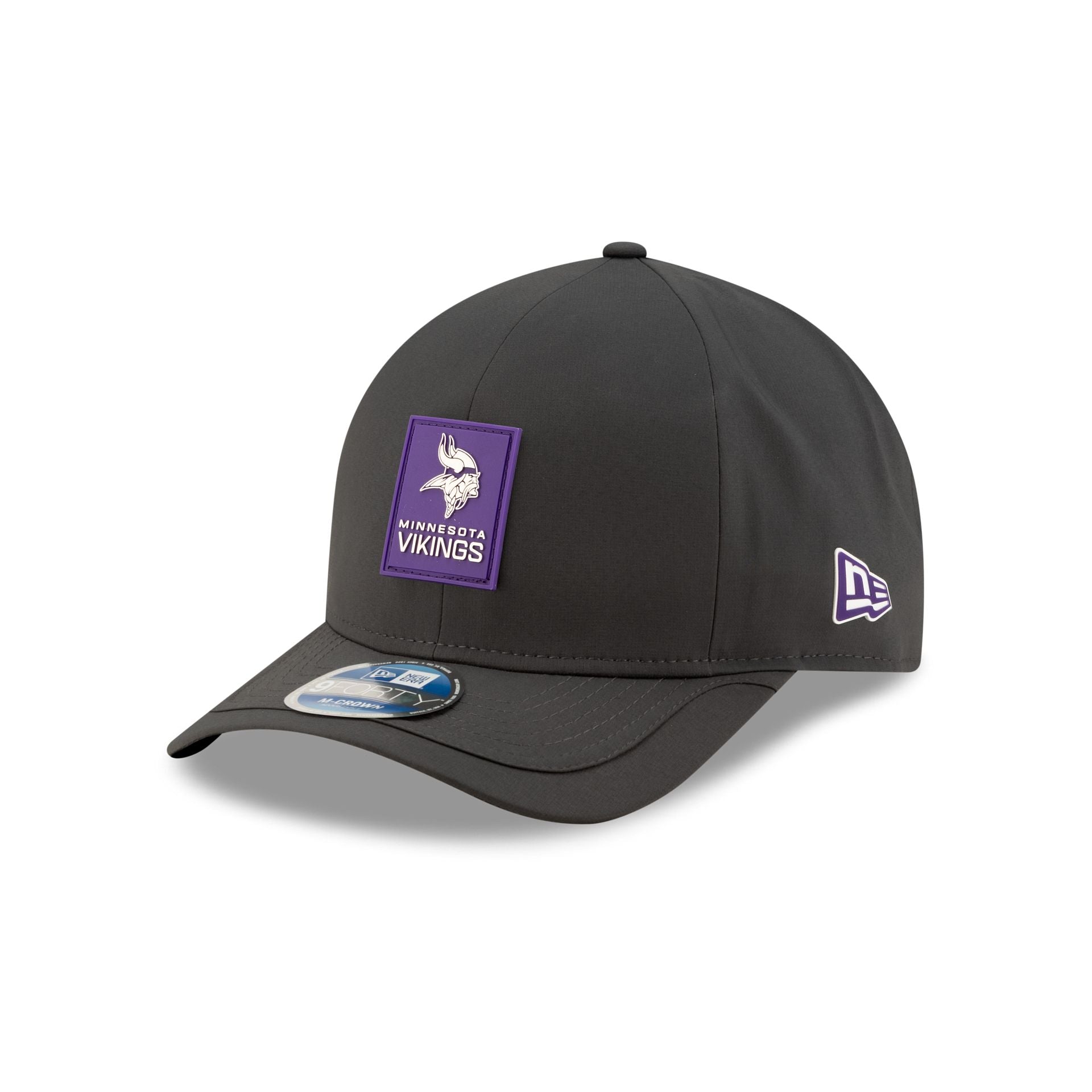 Minnesota Vikings 2025 Sideline Cold Weather Steel Clouds 9Forty M-Crown Snapback Hat
