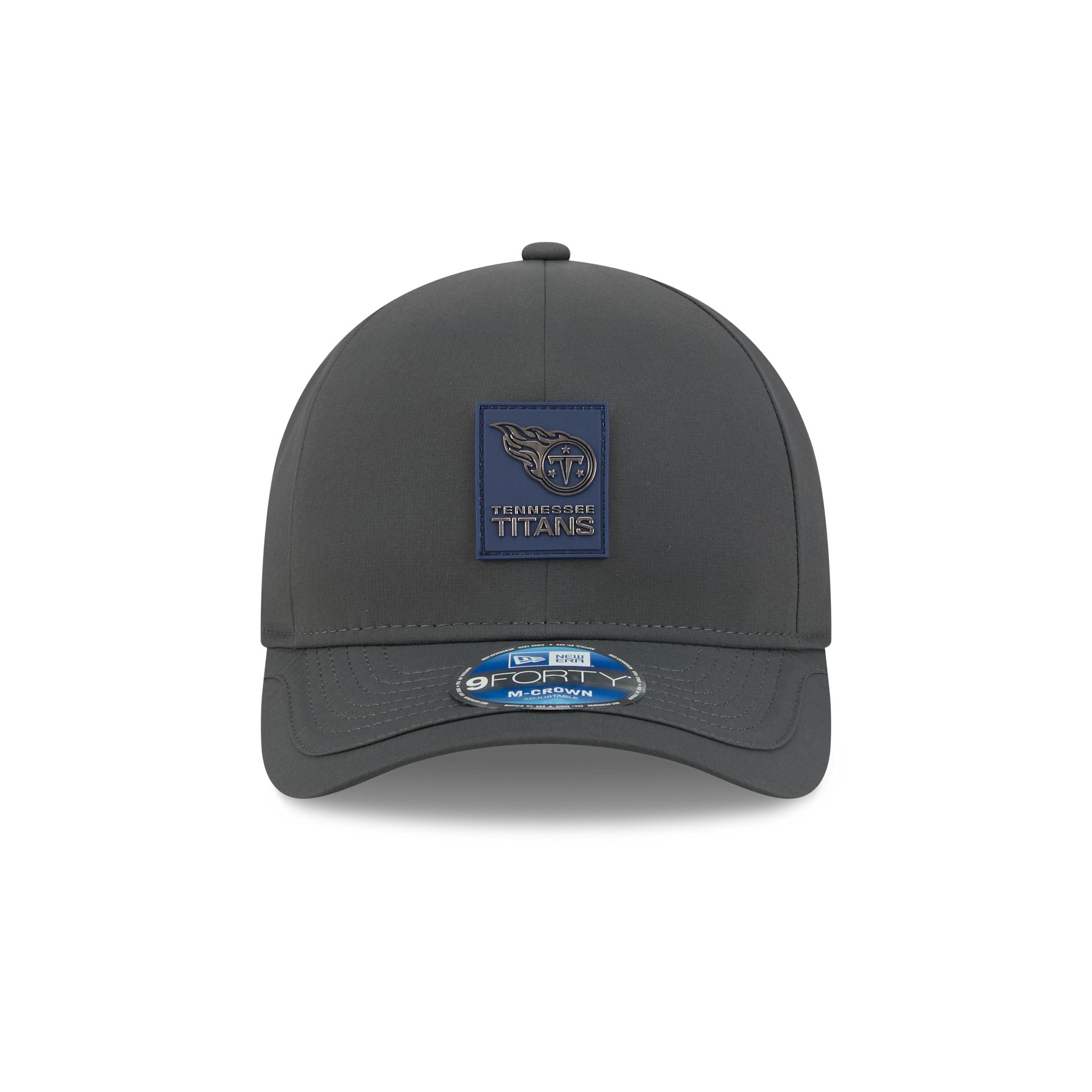 Alternative view of Tennessee Titans 2025 Sideline Cold Weather Steel Clouds 9Forty M-Crown Snapback Hat