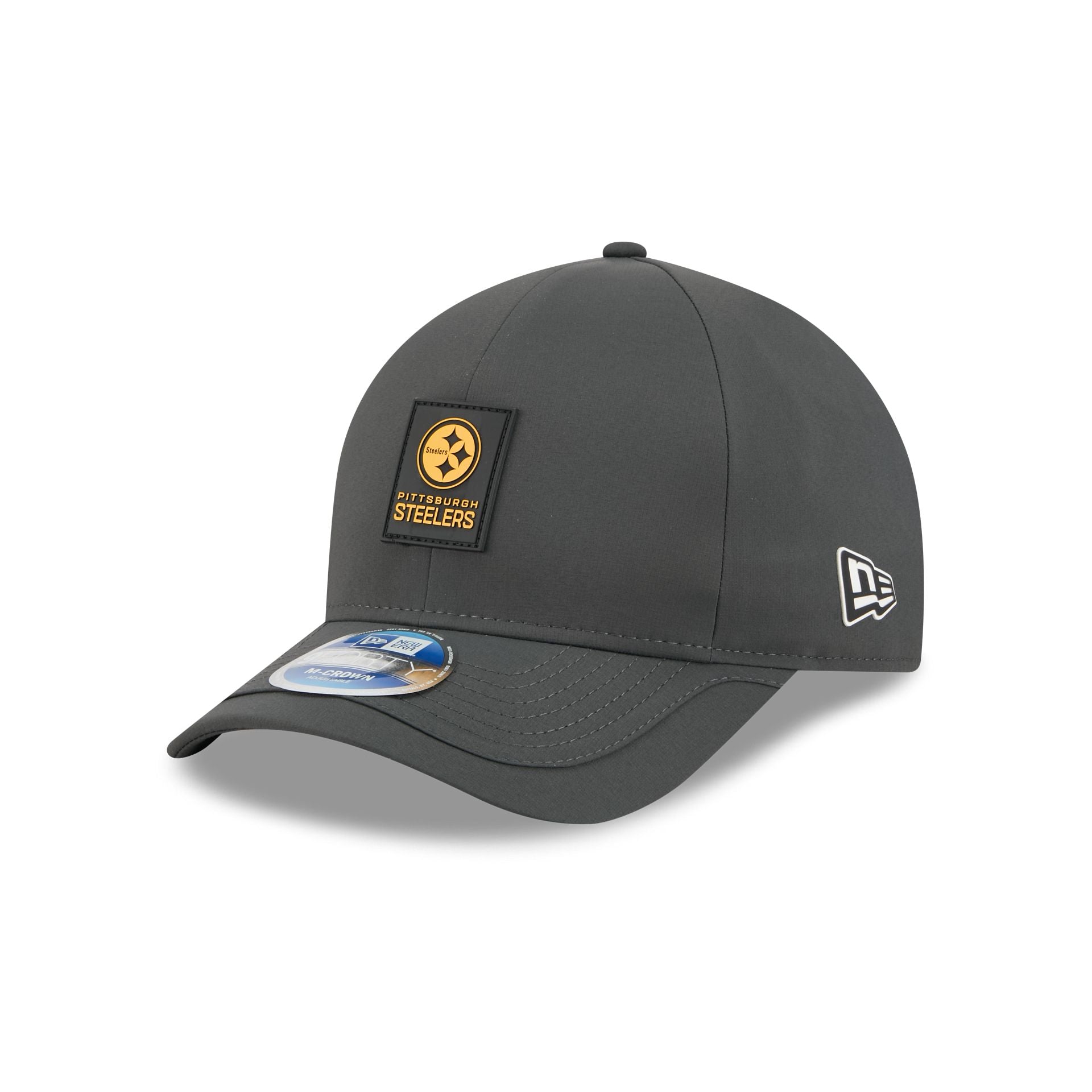 Pittsburgh Steelers 2025 Sideline Cold Weather Steel Clouds 9Forty M-Crown Snapback Hat