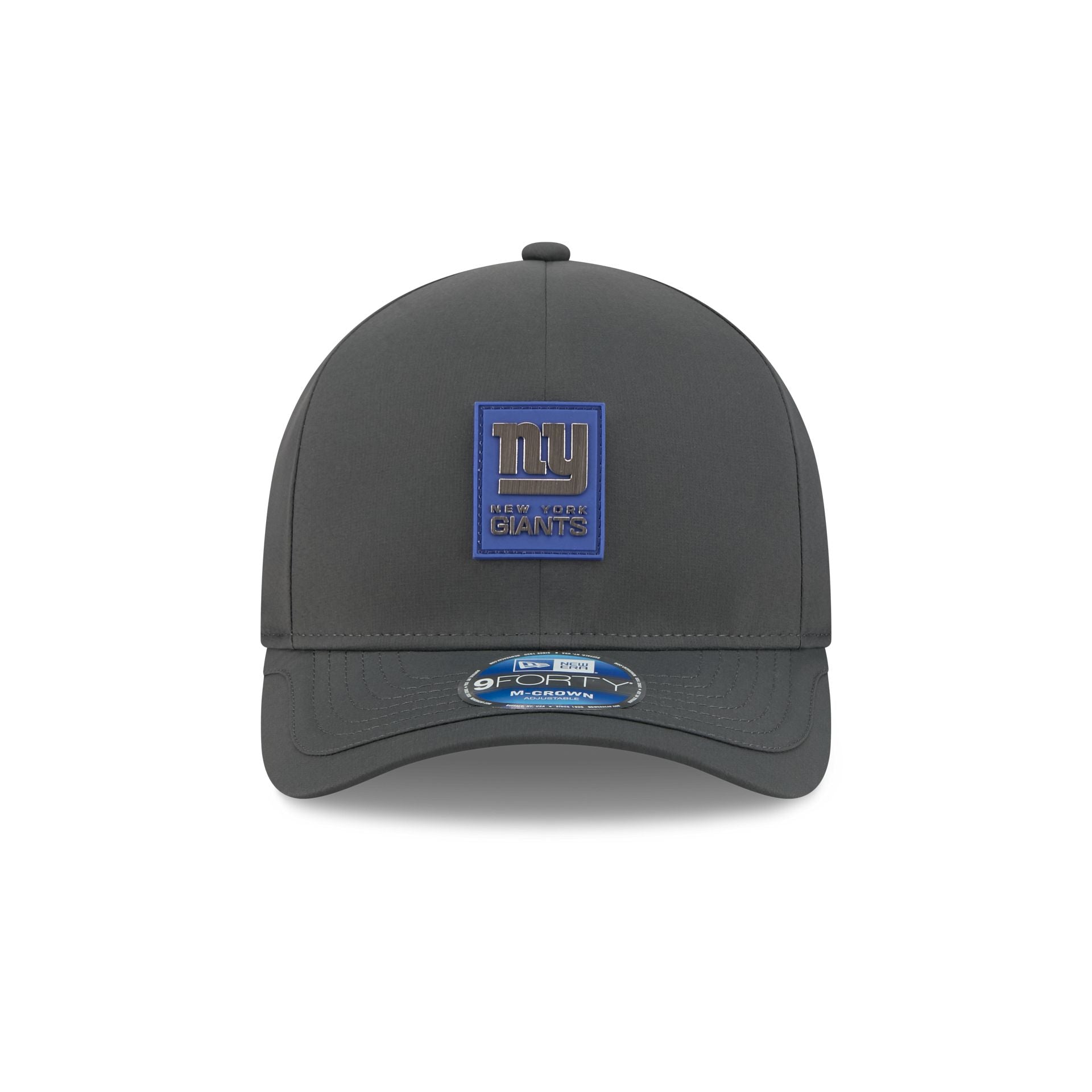 Alternative view of New York Giants 2025 Sideline Cold Weather Steel Clouds 9Forty M-Crown Snapback Hat