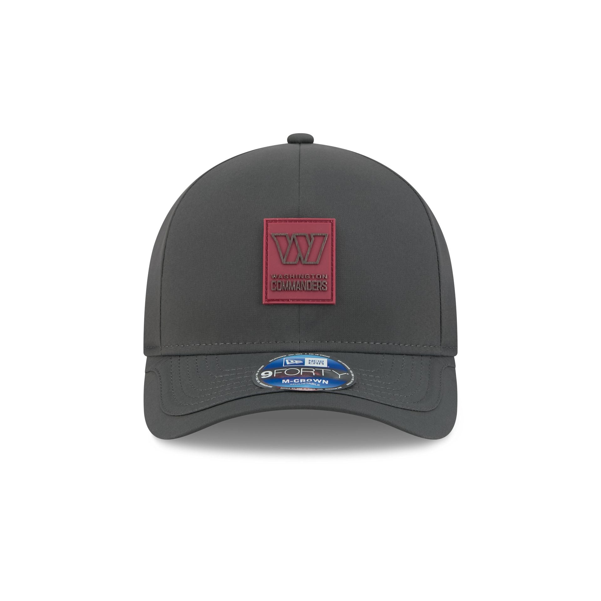 Alternative view of Washington Commanders 2025 Sideline Cold Weather Steel Clouds 9Forty M-Crown Snapback Hat
