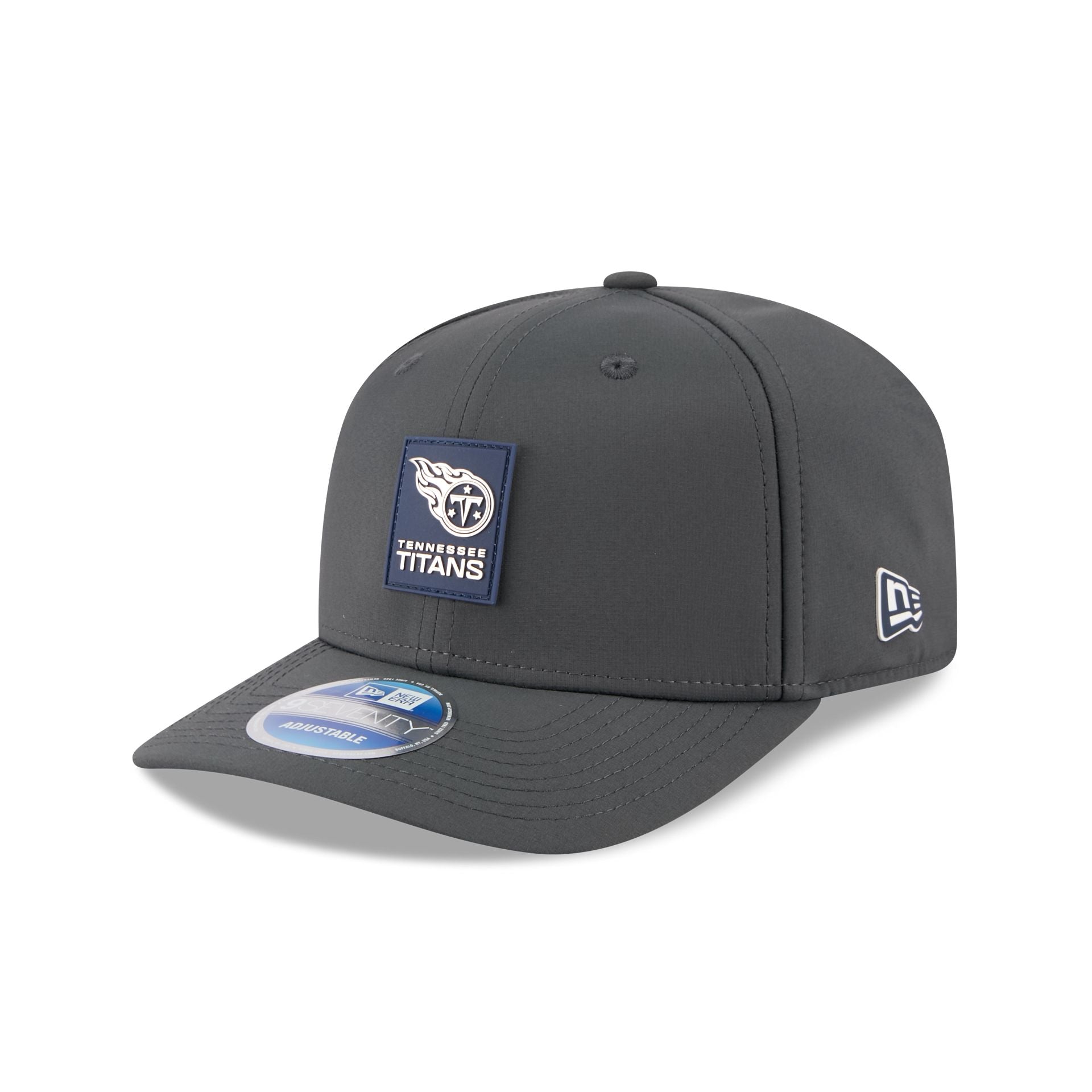 Tennessee Titans 2025 Sideline Cold Weather Steel Clouds 9Seventy Stretch-Snap Hat