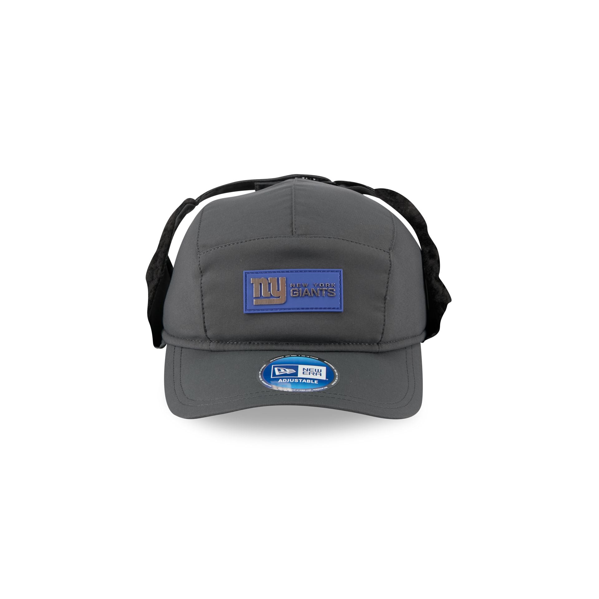 Alternative view of New York Giants 2025 Sideline Cold Weather Steel Clouds Runner Dogear Adjustable Hat
