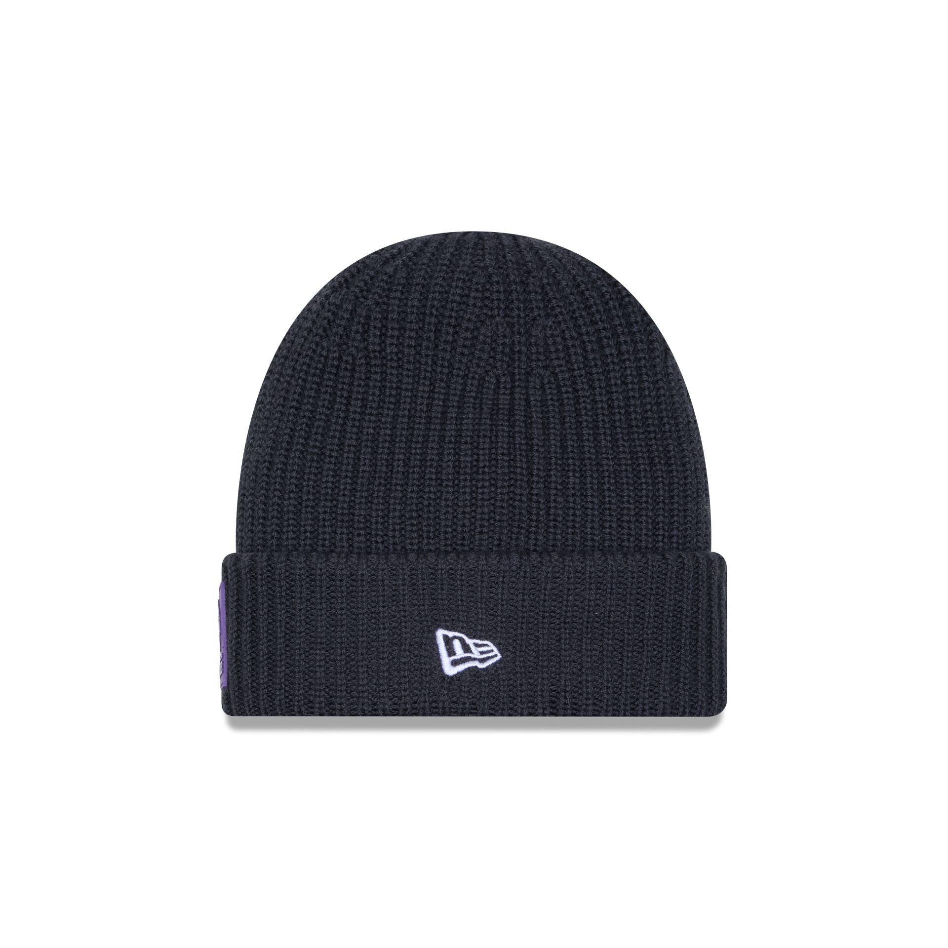 Alternative view of Minnesota Vikings 2025 Sideline Cold Weather Steel Clouds Cuff Knit Beanie