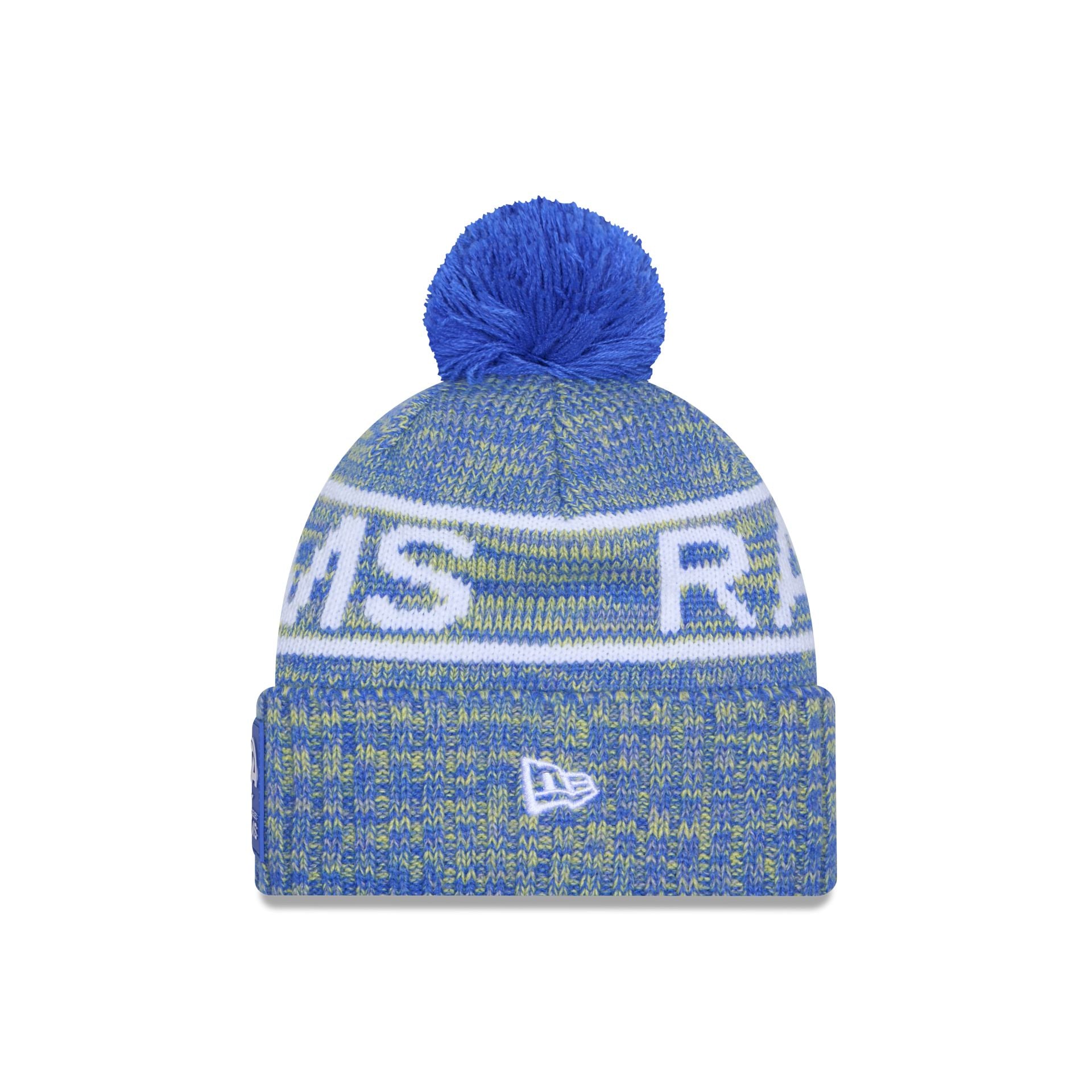 Alternative view of Los Angeles Rams 2025 Sideline Cold Weather Pom Knit Hat