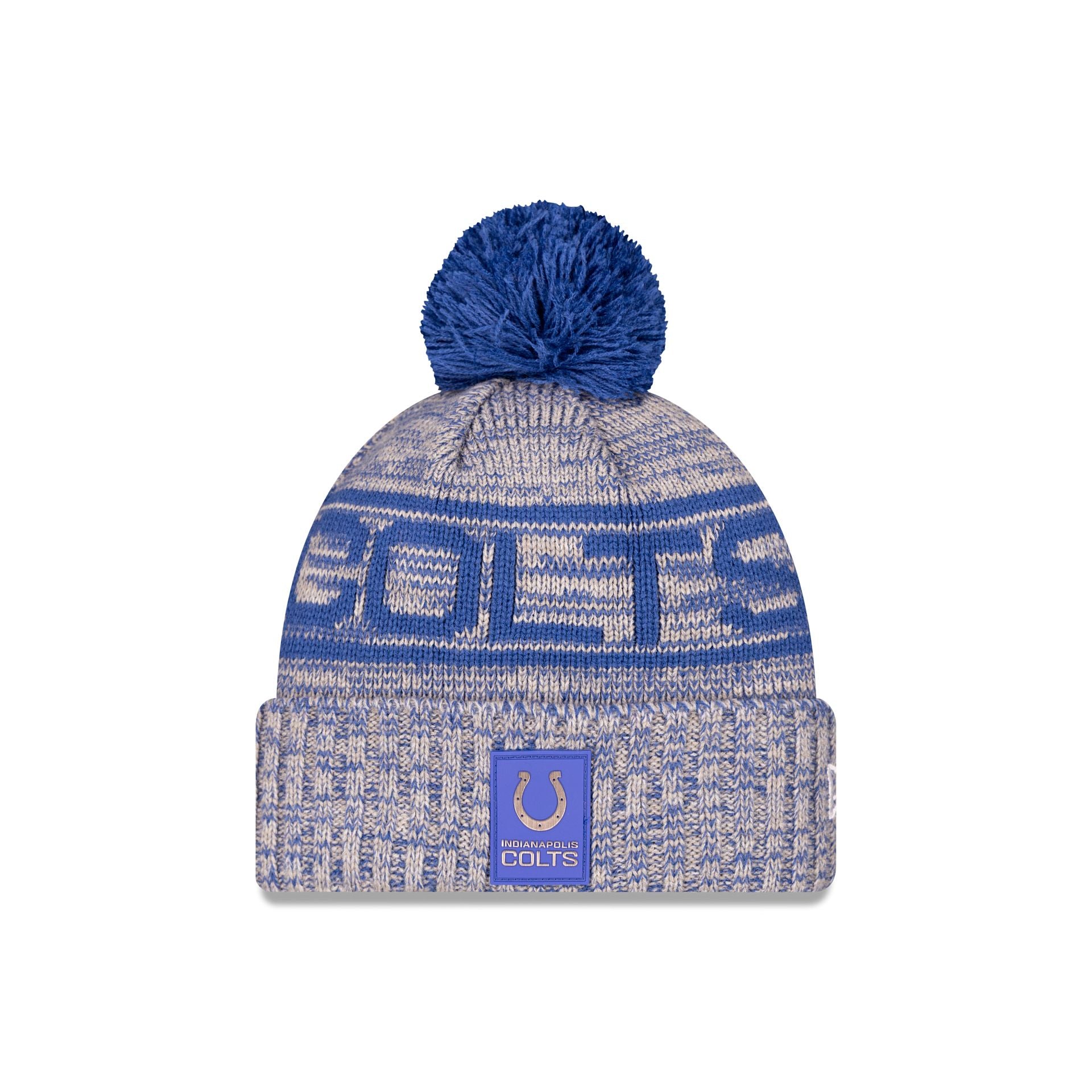 Alternative view of Indianapolis Colts 2025 Sideline Cold Weather Pom Knit Hat