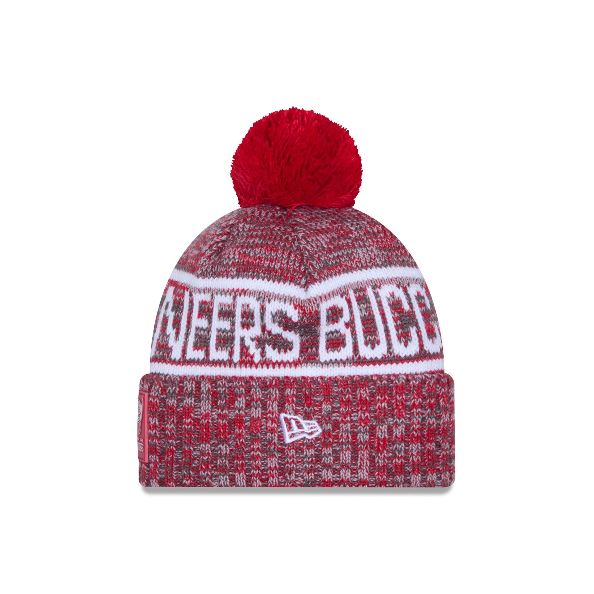 Alternative view of Tampa Bay Buccaneers 2025 Sideline Cold Weather Pom Knit Hat
