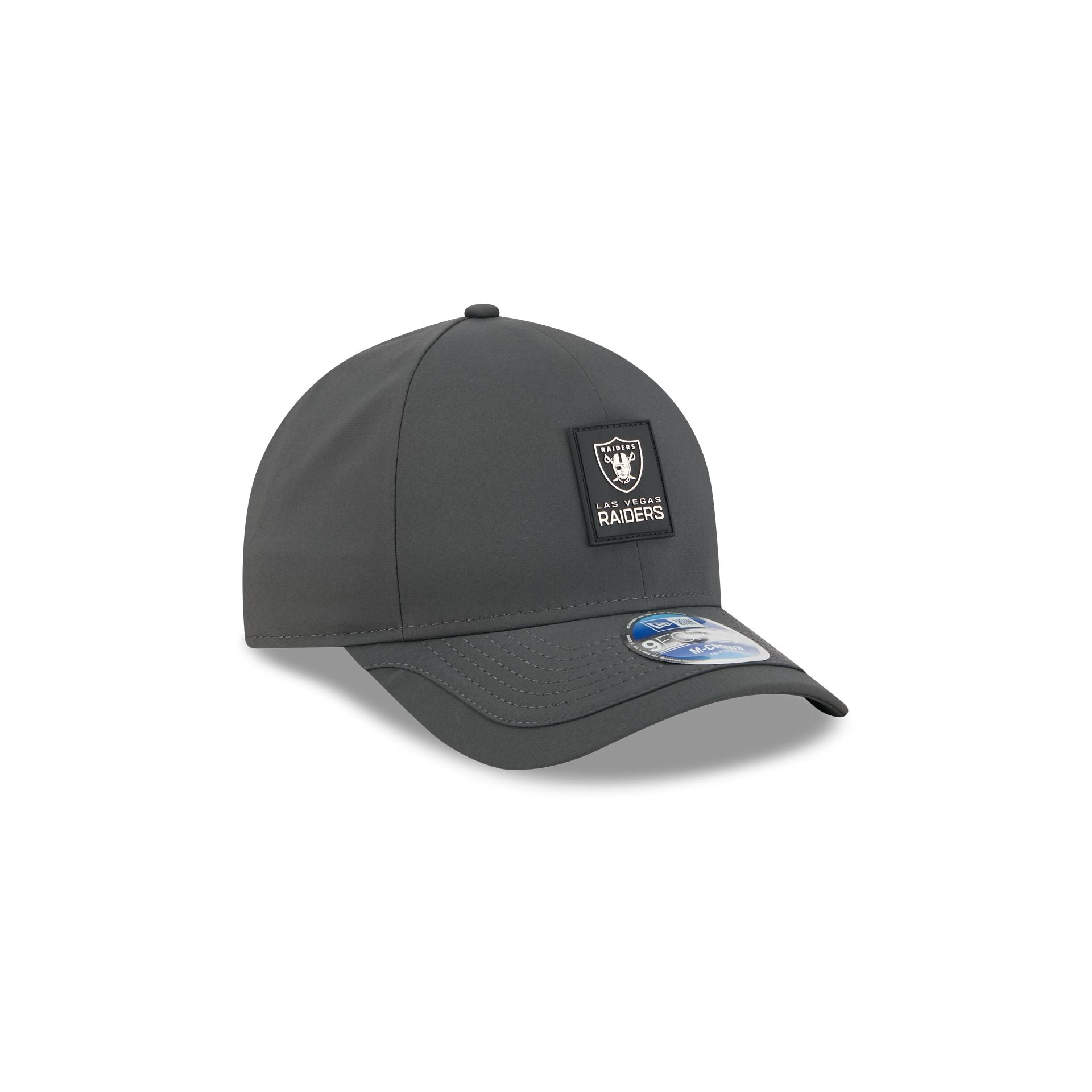 Las Vegas Raiders 2025 Sideline Cold Weather Steel Clouds Kids 9Forty M-Crown Snapback Hat - Image 3