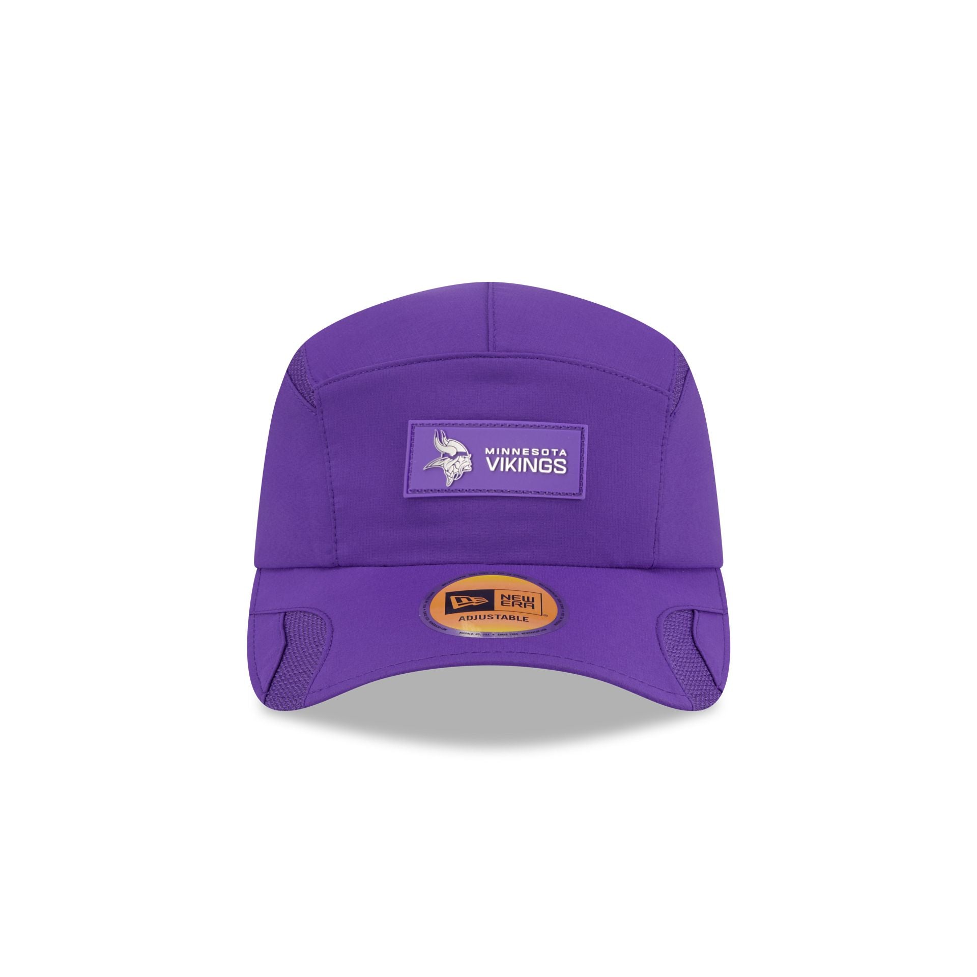 Alternative view of Minnesota Vikings 2025 Sideline Hot Weather Runner Adjustable Hat