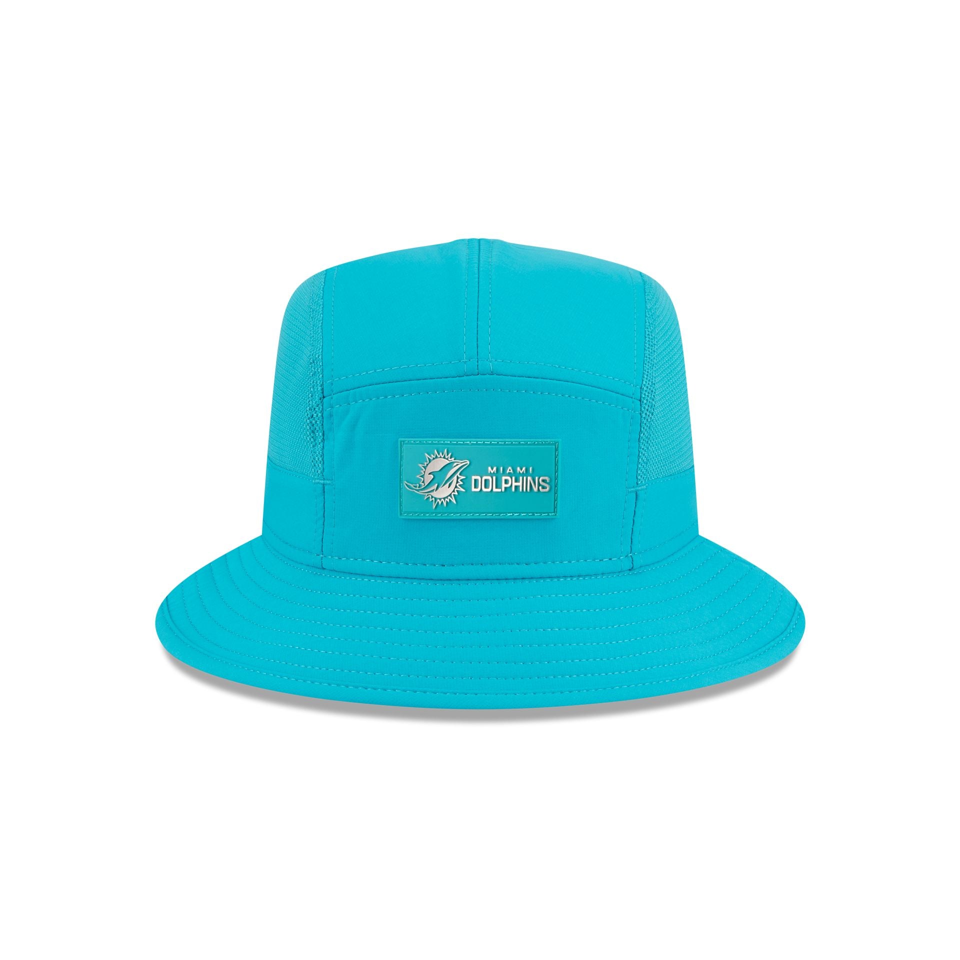 Alternative view of Miami Dolphins 2025 Sideline Hot Weather Bucket Hat