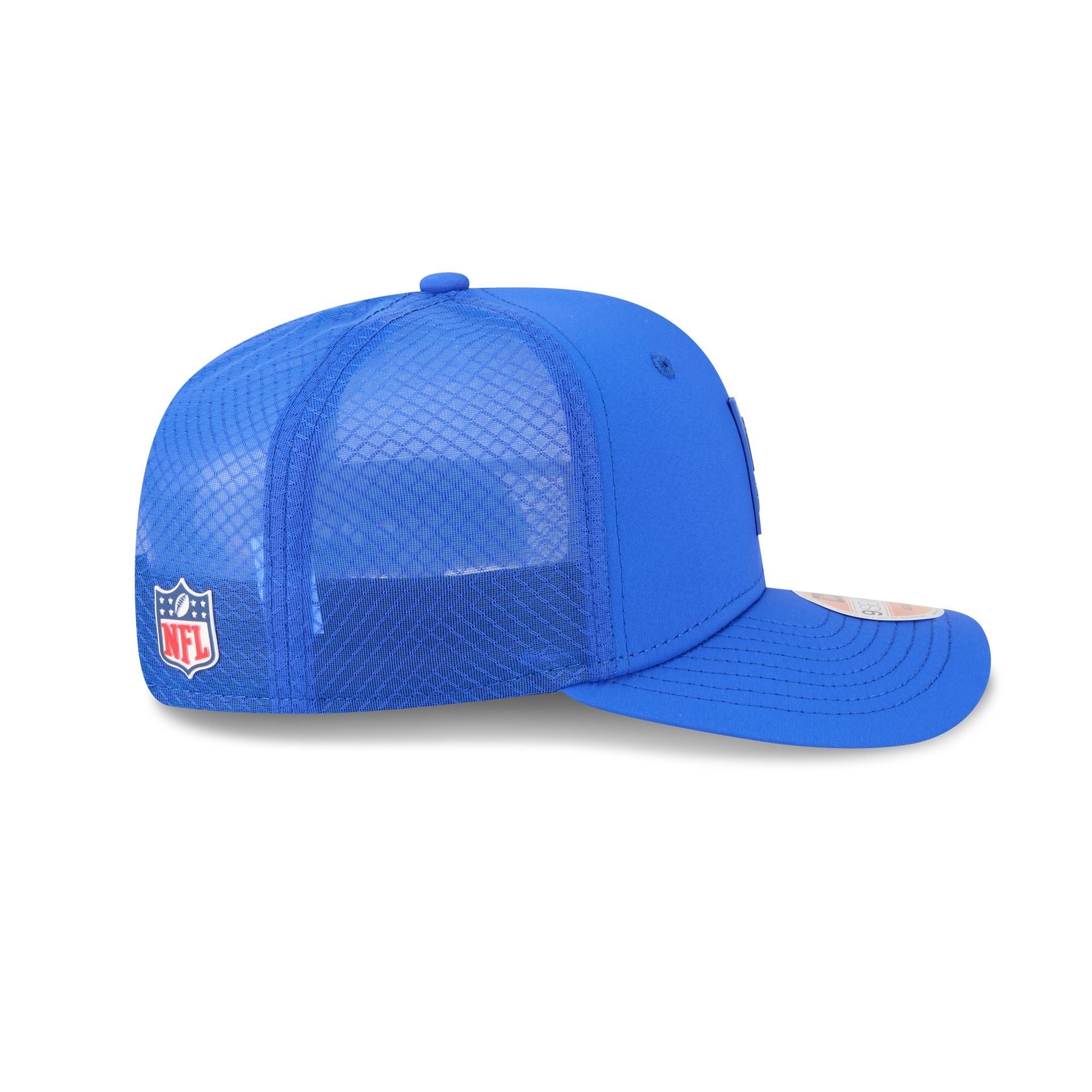 Los Angeles Rams 2025 Sideline Hot Weather 9Seventy Trucker Hat - Image 5