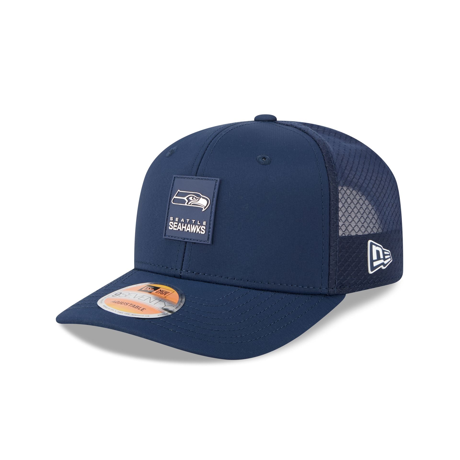 Seattle Seahawks 2025 Sideline Hot Weather 9Seventy Trucker Hat