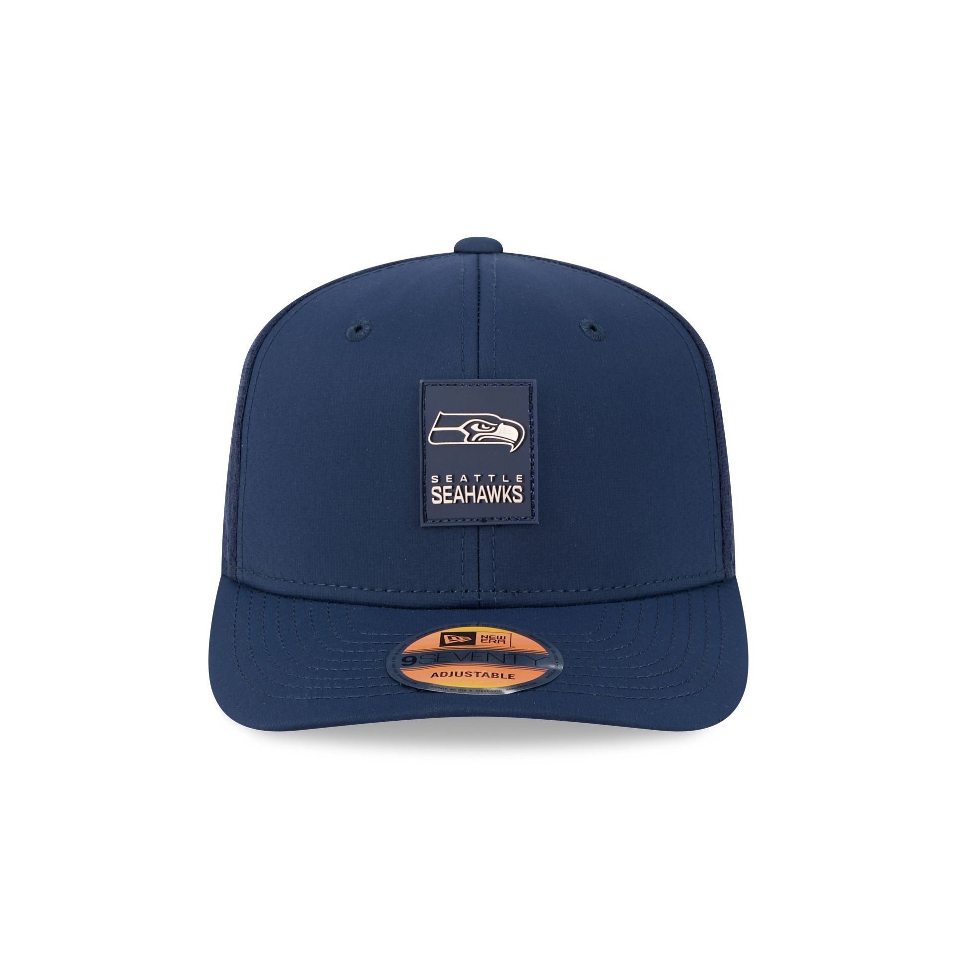 Alternative view of Seattle Seahawks 2025 Sideline Hot Weather 9Seventy Trucker Hat