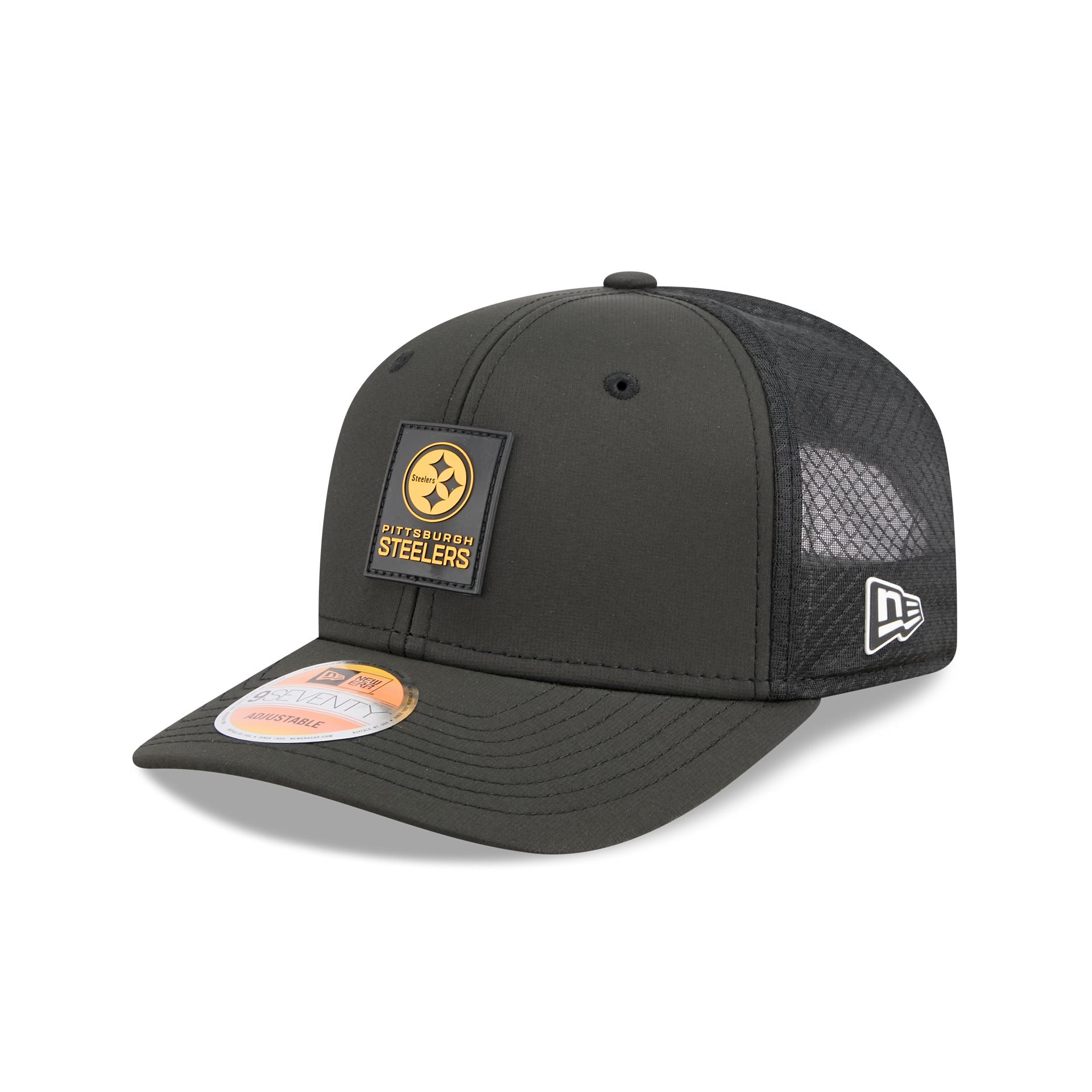 Pittsburgh Steelers 2025 Sideline Hot Weather 9Seventy Trucker Hat