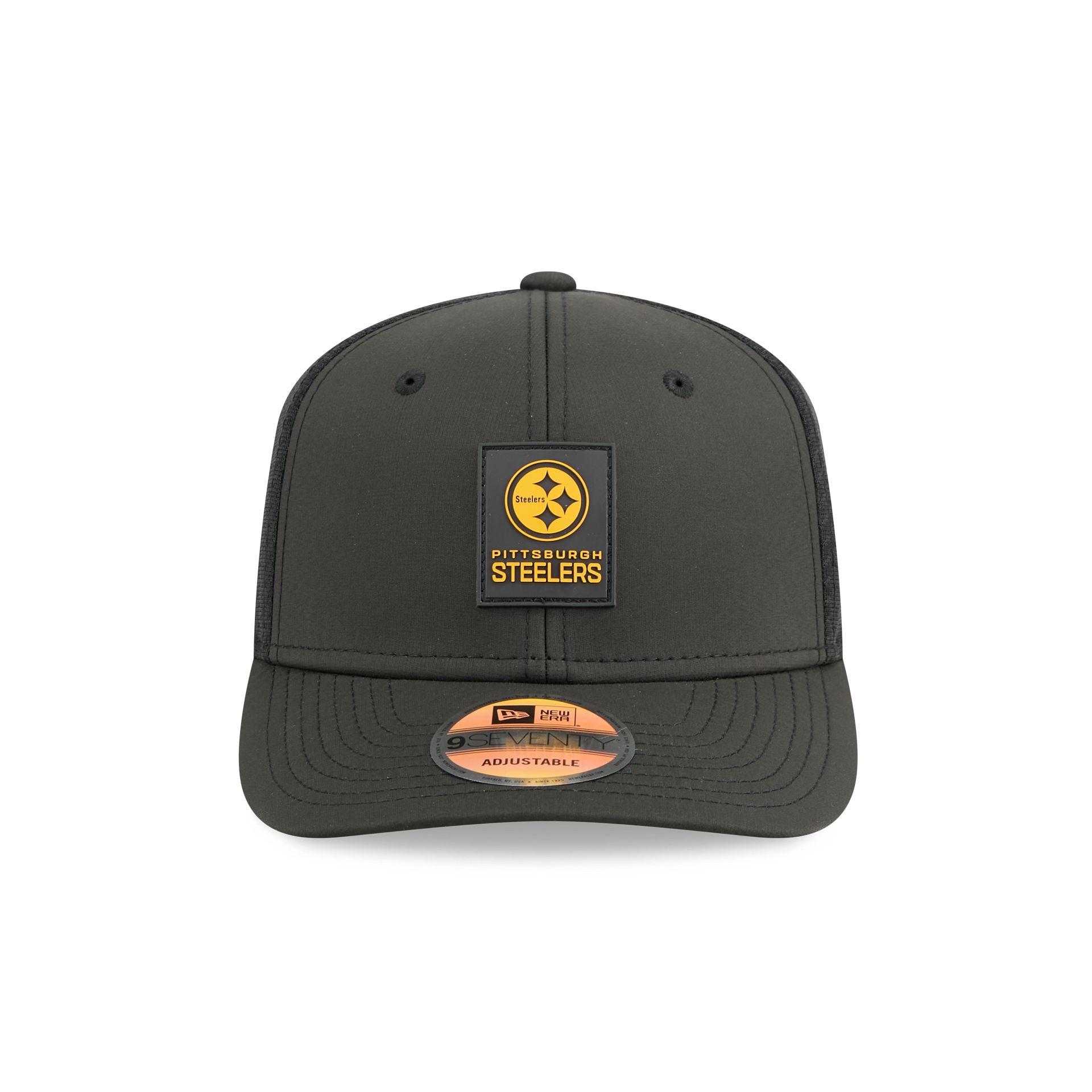 Alternative view of Pittsburgh Steelers 2025 Sideline Hot Weather 9Seventy Trucker Hat