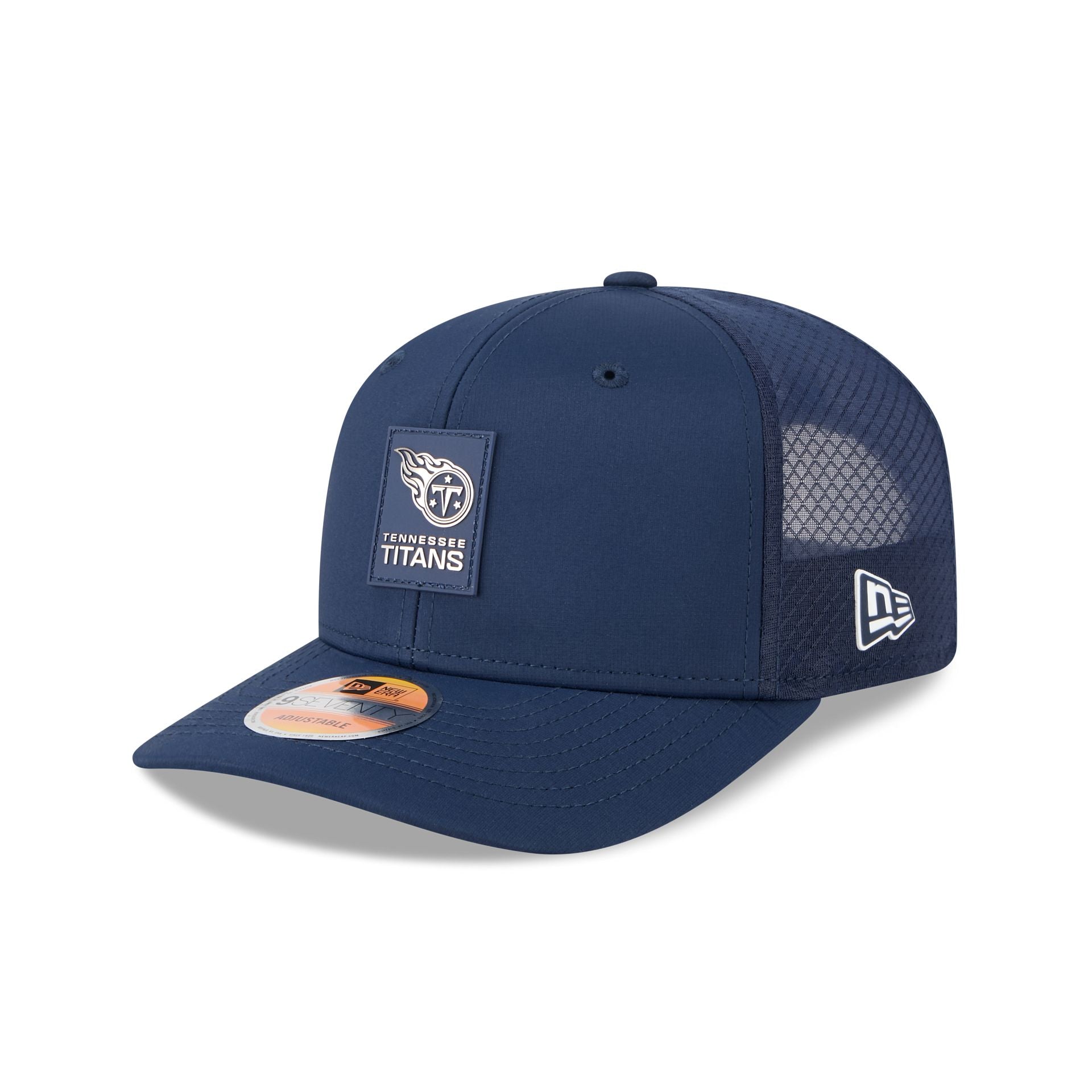 Tennessee Titans 2025 Sideline Hot Weather 9Seventy Trucker Hat
