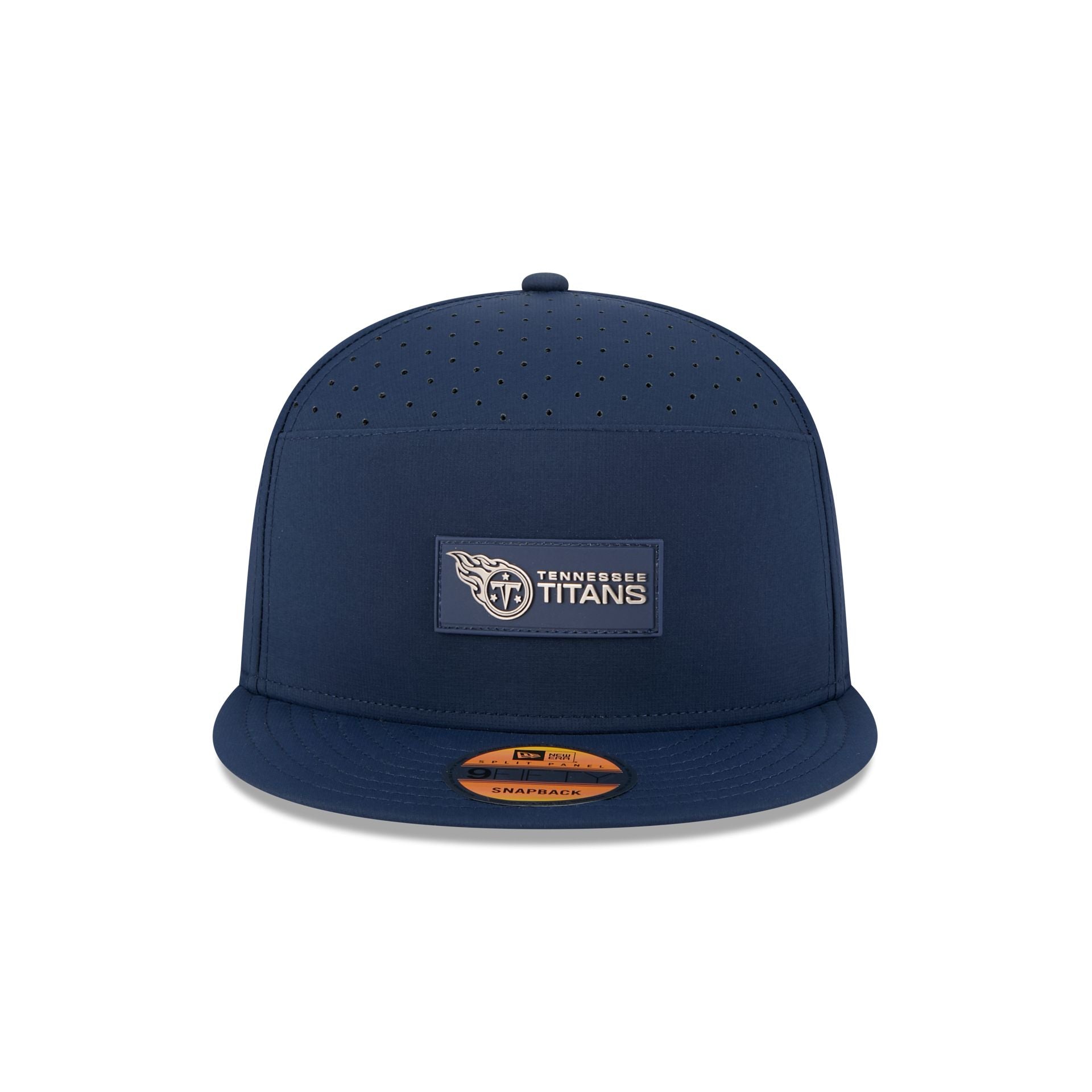 Alternative view of Tennessee Titans 2025 Sideline Hot Weather Split Panel 9Fifty Snapback Hat