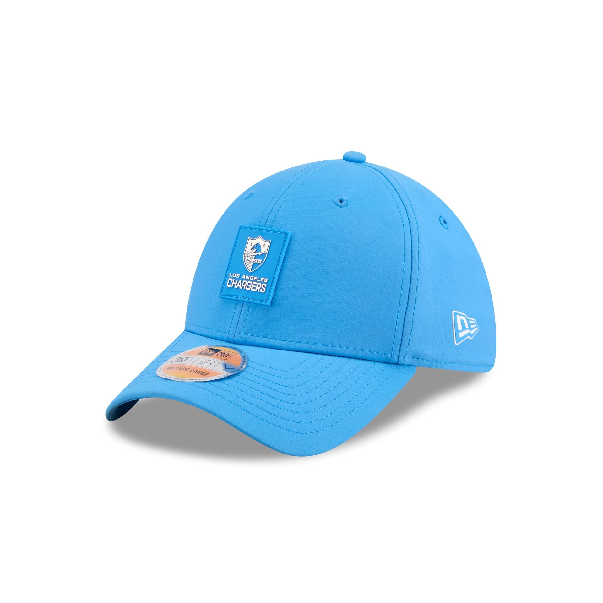 Los Angeles Chargers 2025 Sideline Hot Weather Historic 39Thirty Stretch Fit Hat