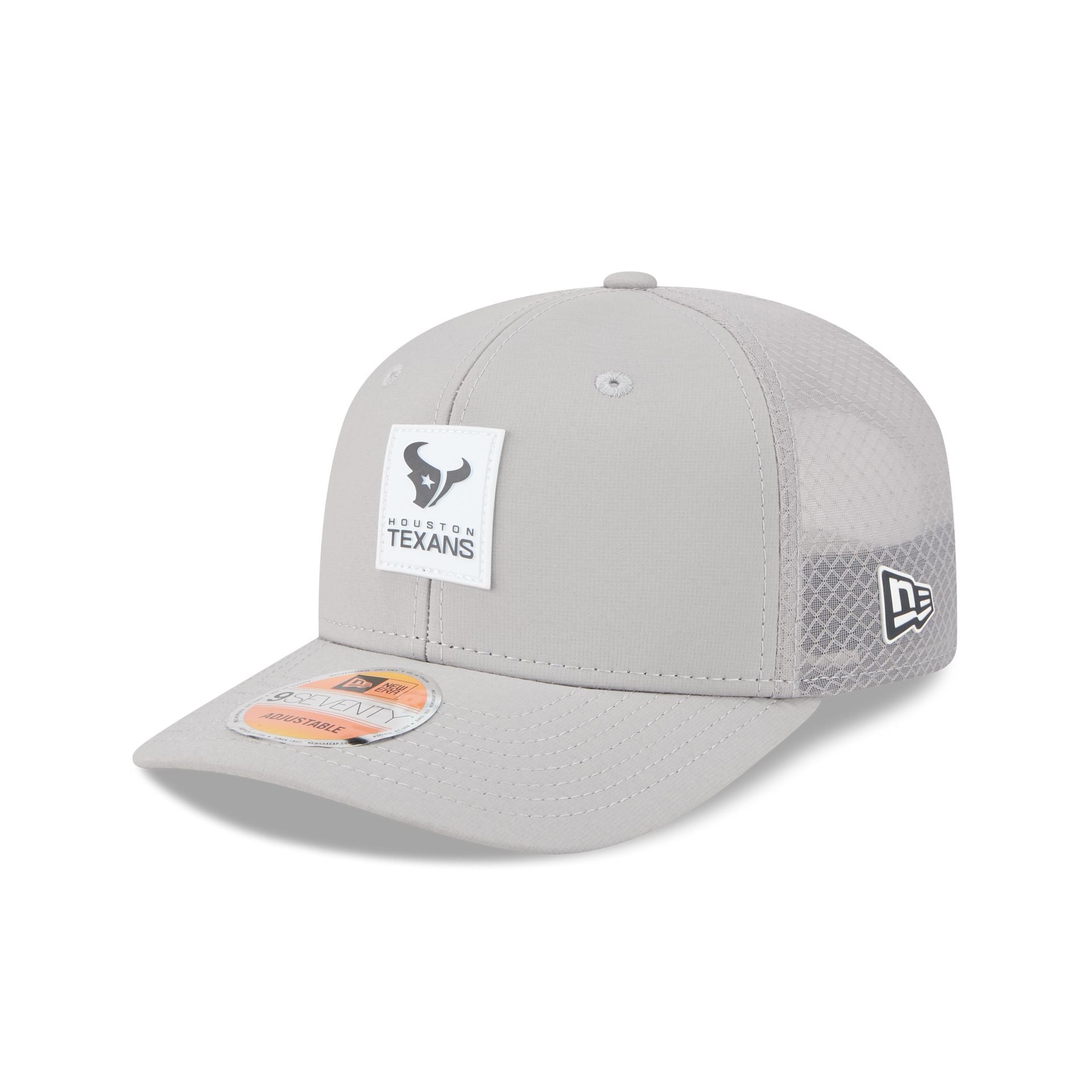 Houston Texans 2025 Sideline Hot Weather Gray 9Seventy Trucker Hat