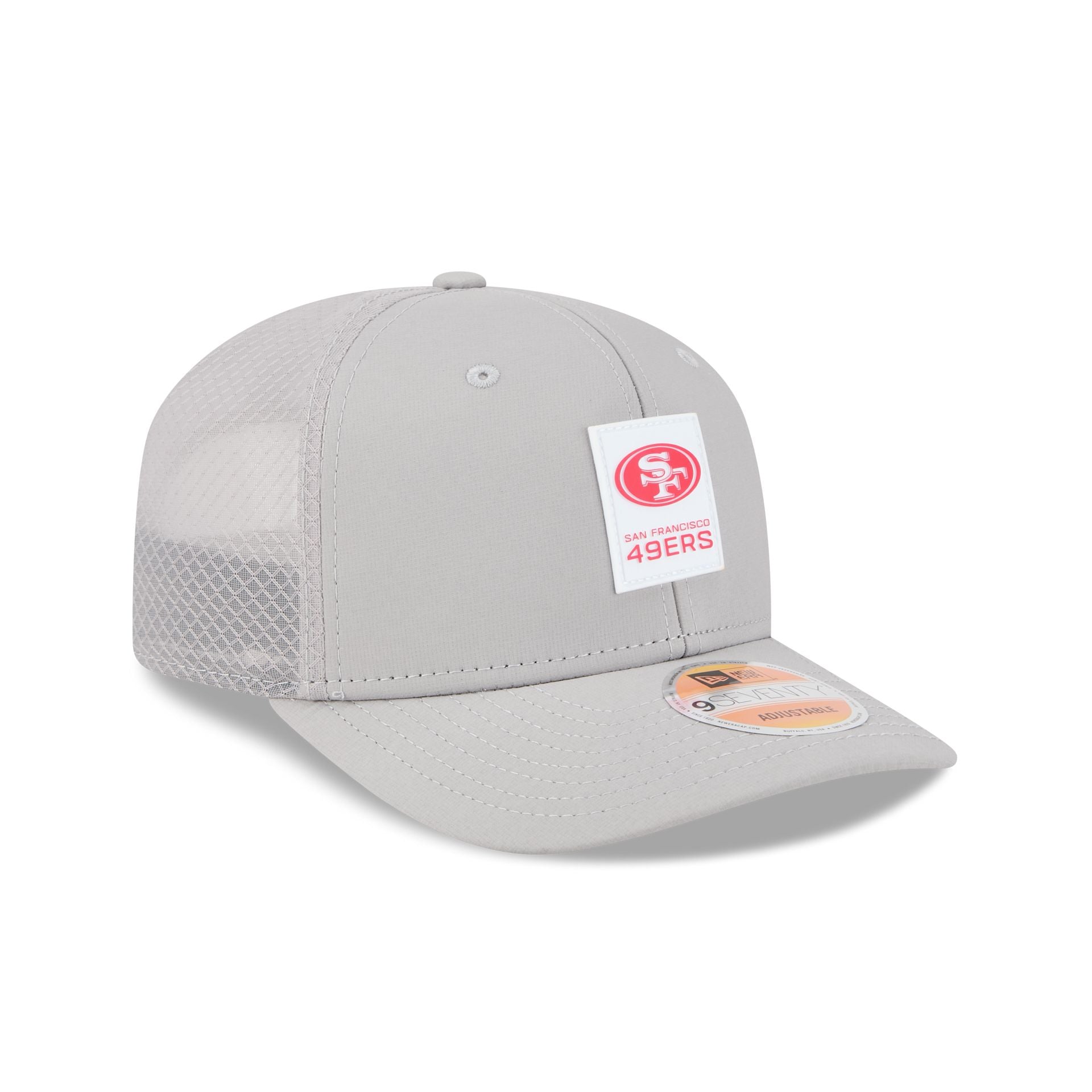 San Francisco 49Ers 2025 Sideline Hot Weather Gray 9Seventy Trucker Hat - Image 3
