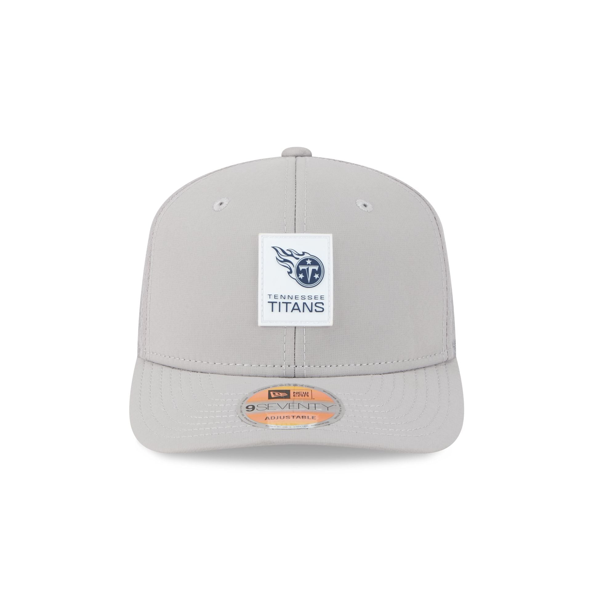Alternative view of Tennessee Titans 2025 Sideline Hot Weather Gray 9Seventy Trucker Hat