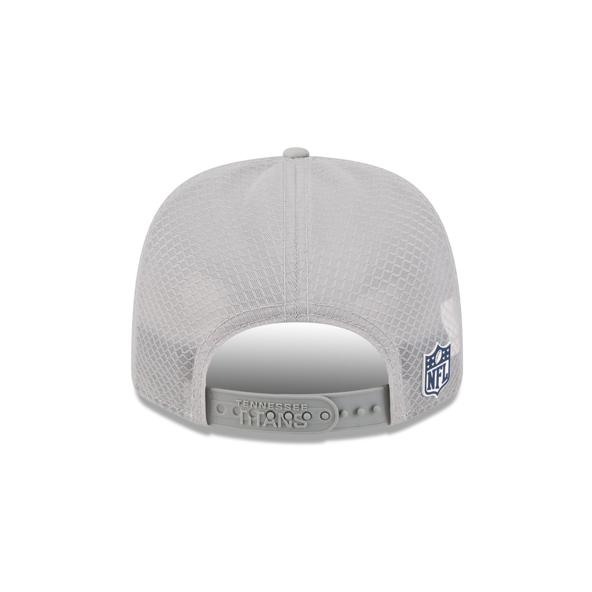 Tennessee Titans 2025 Sideline Hot Weather Gray 9Seventy Trucker Hat - Image 6