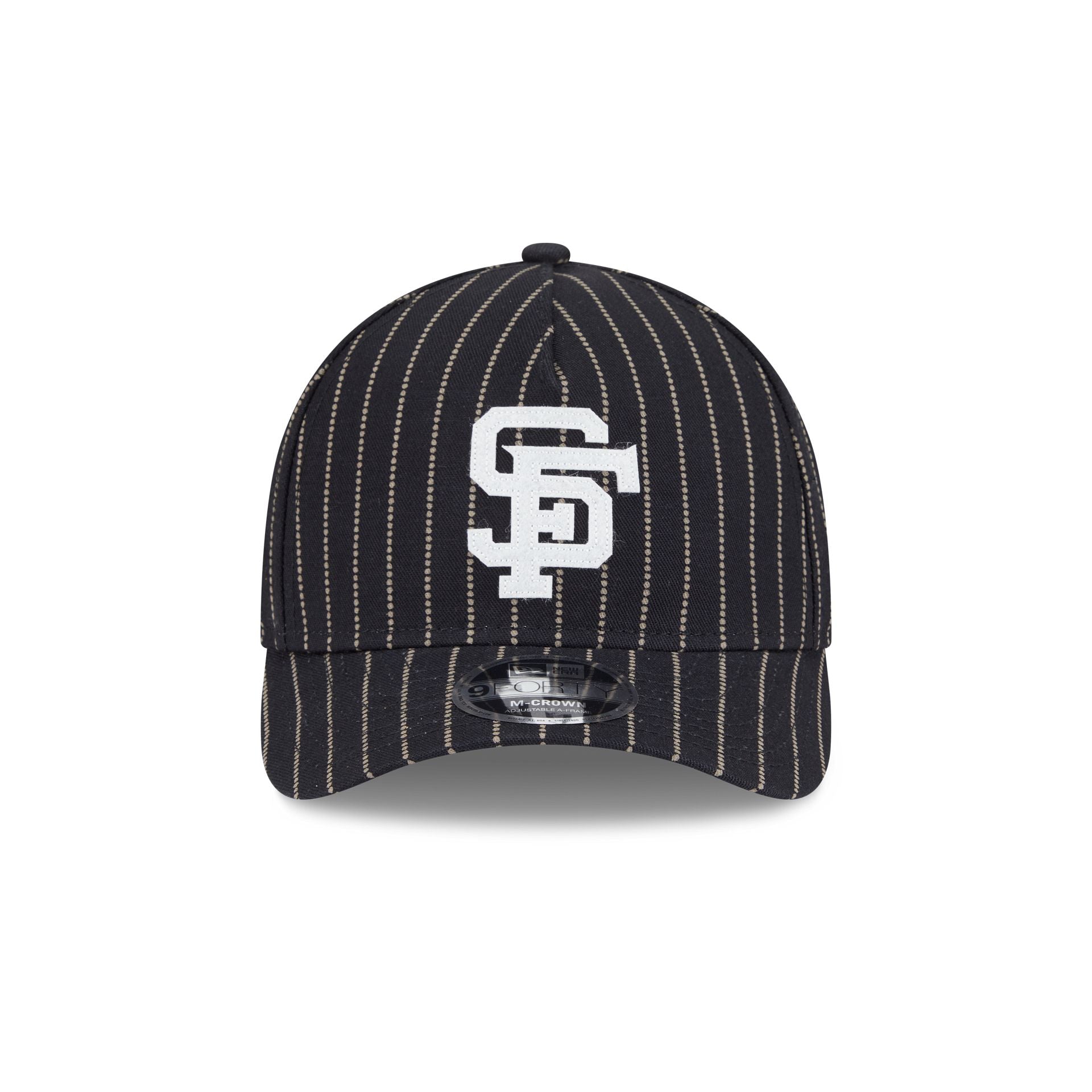 Alternative view of San Francisco Giants Dotted Pinstripe 9Forty M-Crown A-Frame Adjustable Hat