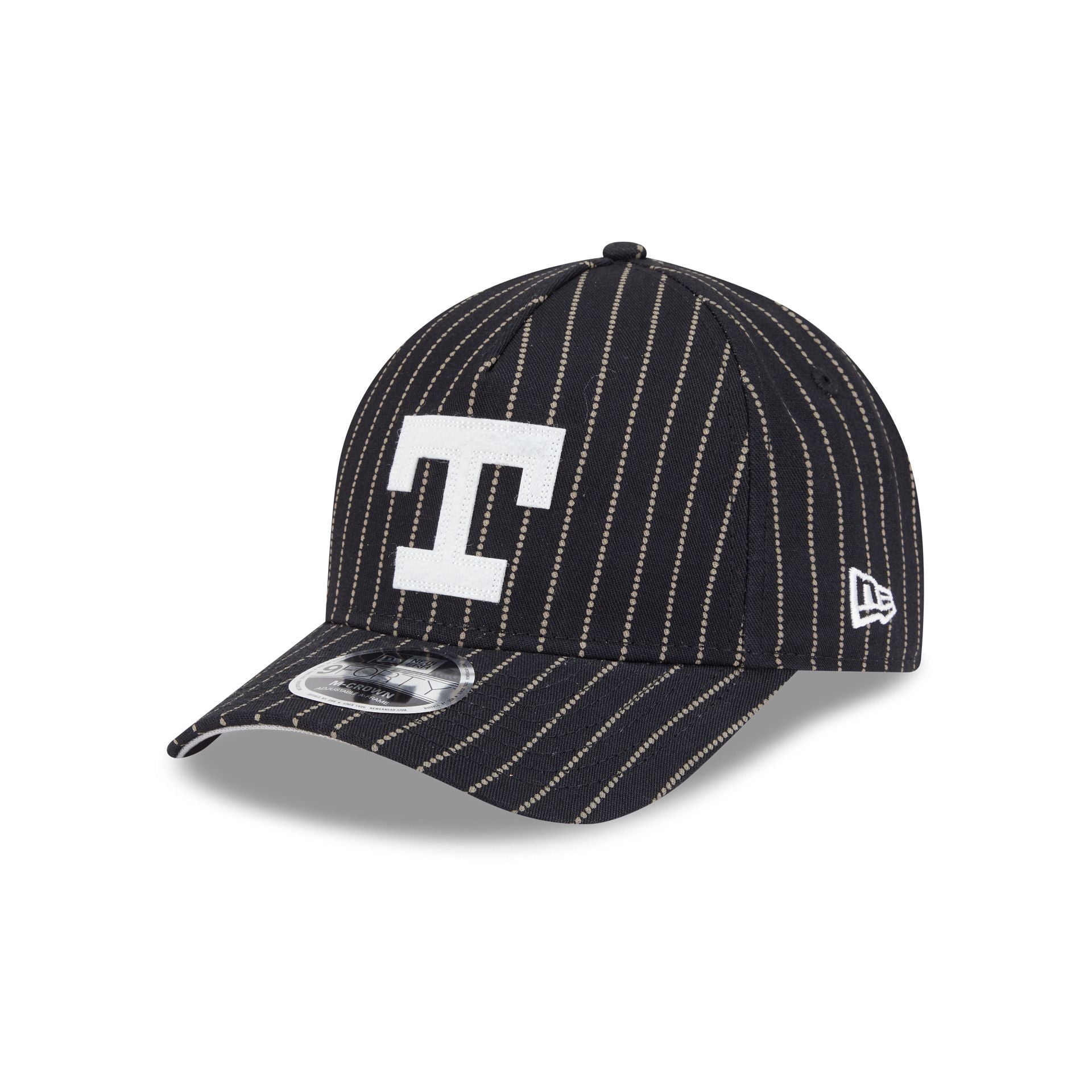 Texas Rangers Dotted Pinstripe 9Forty M-Crown A-Frame Adjustable Hat