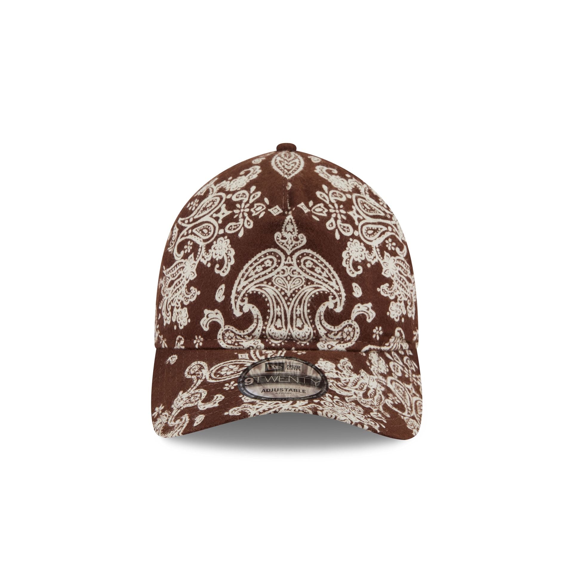 Alternative view of New Era Cap Brown Paisley 9Twenty A-Frame Strapback Hat