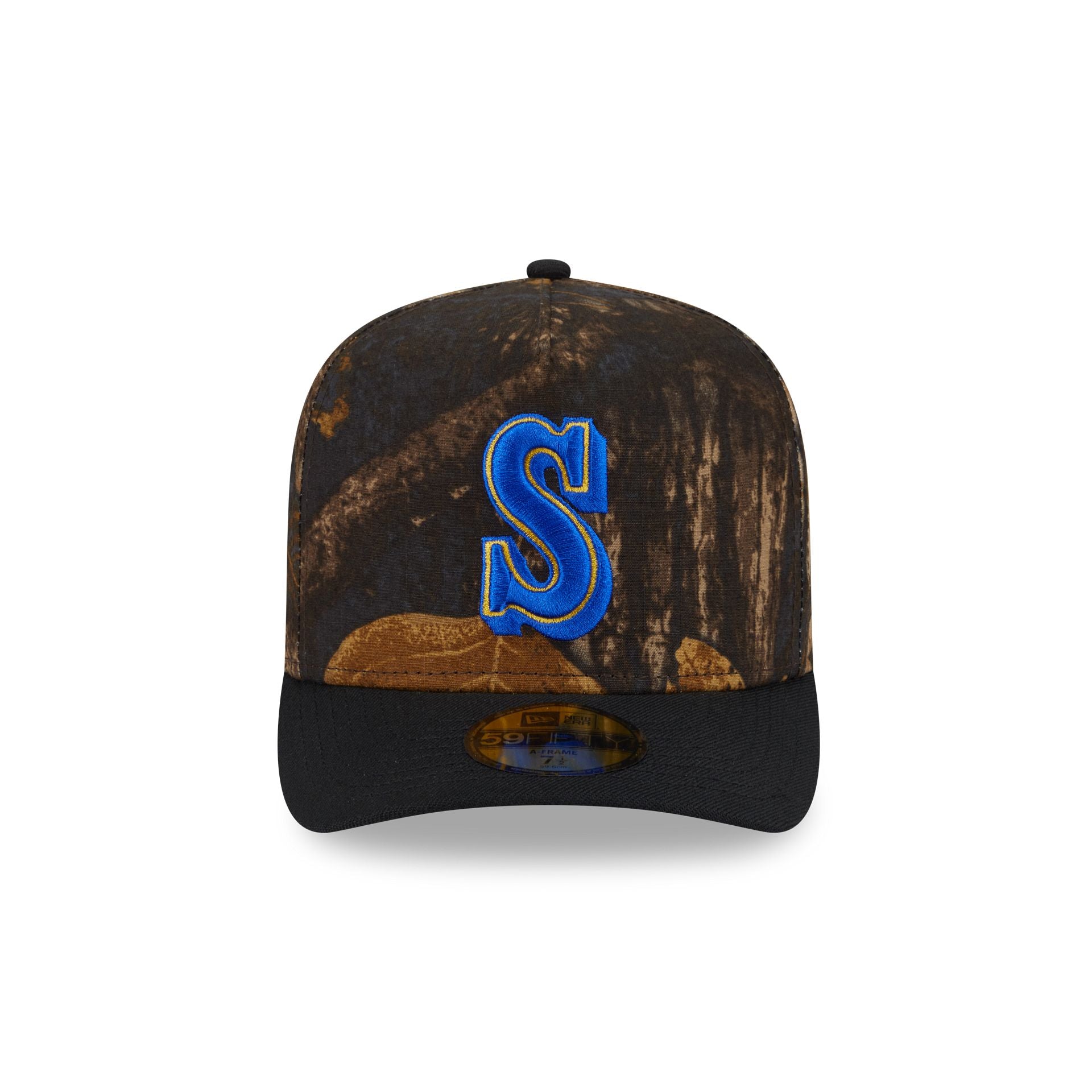 Alternative view of Seattle Mariners Ripstop Camo 59Fifty A-Frame Fitted Hat