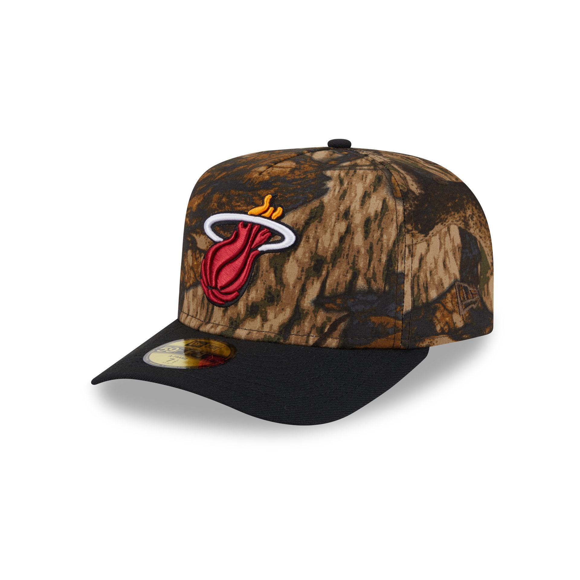Miami Heat Ripstop Camo 59Fifty A-Frame Fitted Hat
