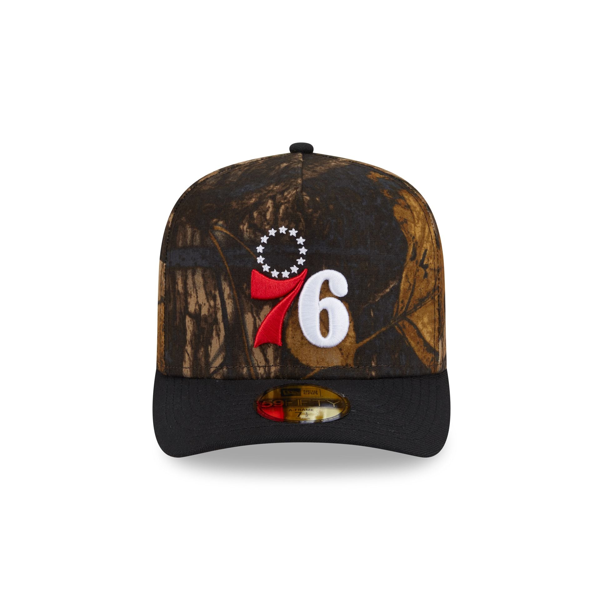 Alternative view of Philadelphia 76Ers Ripstop Camo 59Fifty A-Frame Fitted Hat