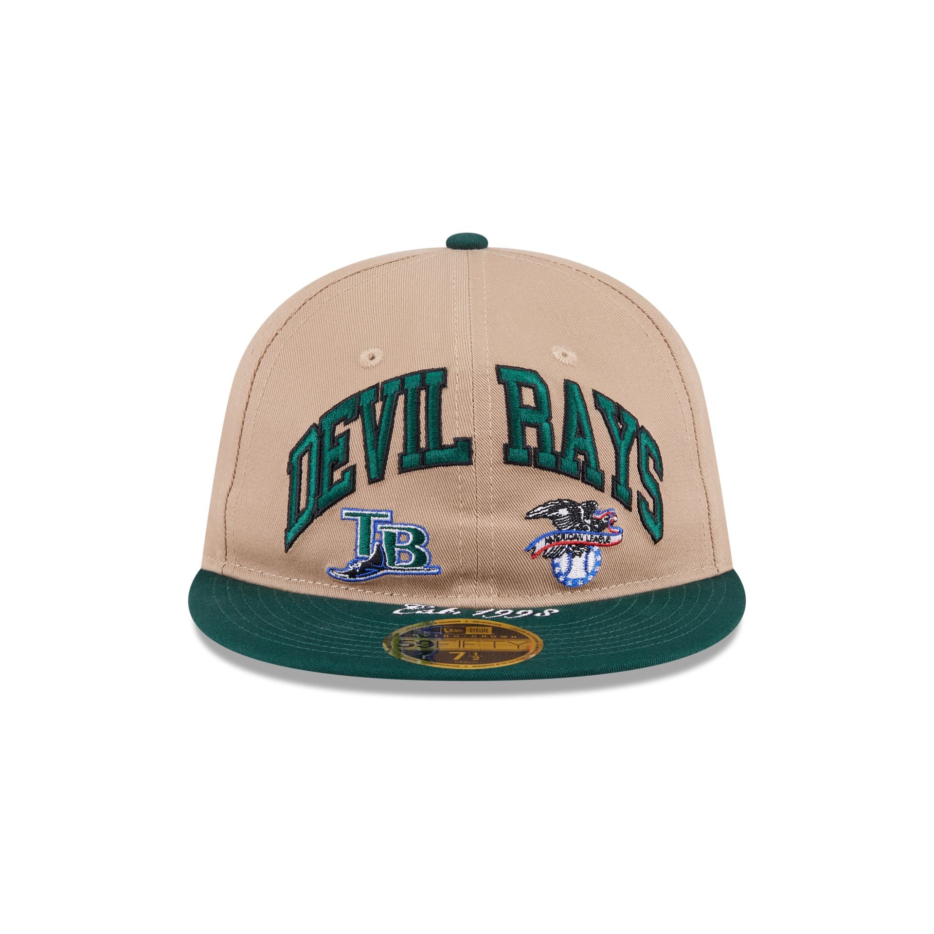 Alternative view of Tampa Bay Rays Camel Retro Crown 59Fifty Fitted Hat