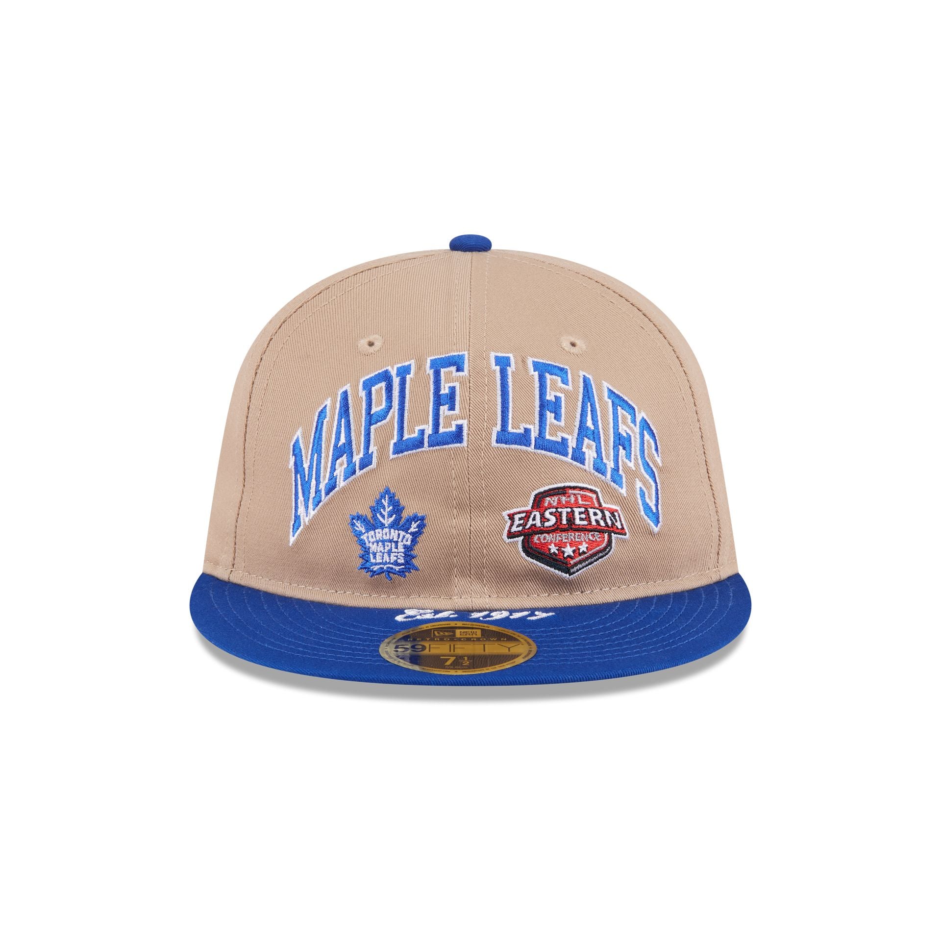 Alternative view of Toronto Maple Leafs Camel Retro Crown 59Fifty Fitted Hat