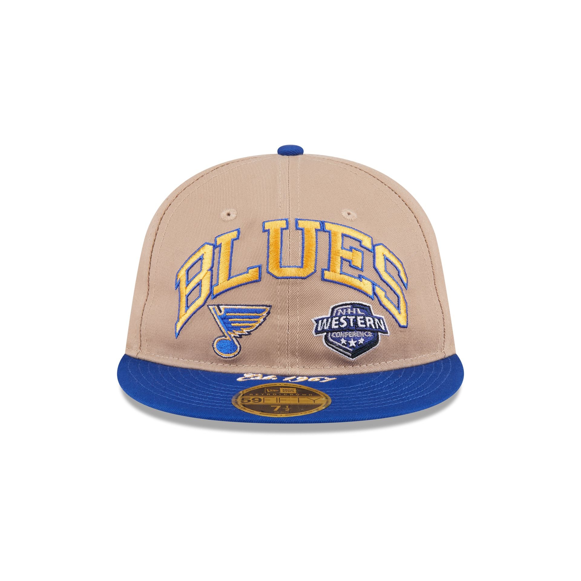 Alternative view of St. Louis Blues Camel Retro Crown 59Fifty Fitted Hat