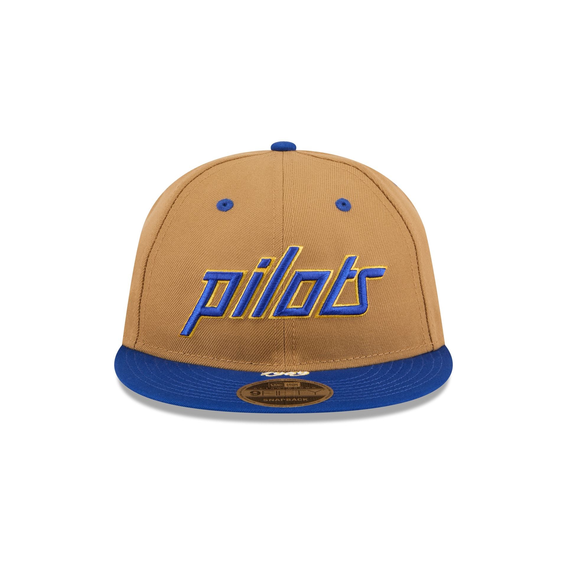 Alternative view of Seattle Pilots Wheat Retro Crown 9Fifty Snapback Hat
