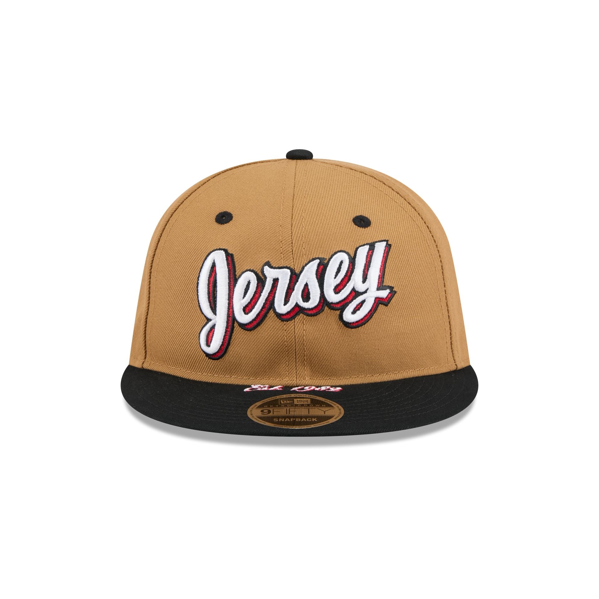 Alternative view of New Jersey Devils Wheat Retro Crown 9Fifty Snapback Hat