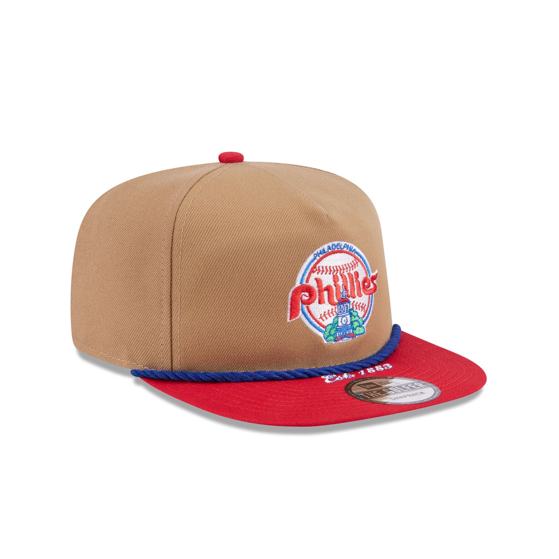Philadelphia Phillies Khaki Rope Golfer Hat - Image 3
