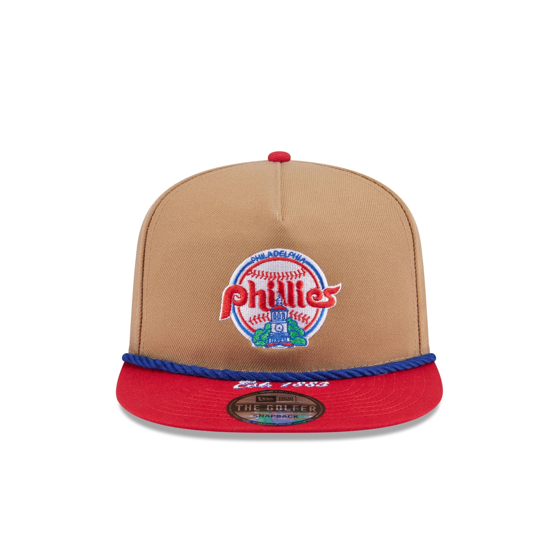 Alternative view of Philadelphia Phillies Khaki Rope Golfer Hat