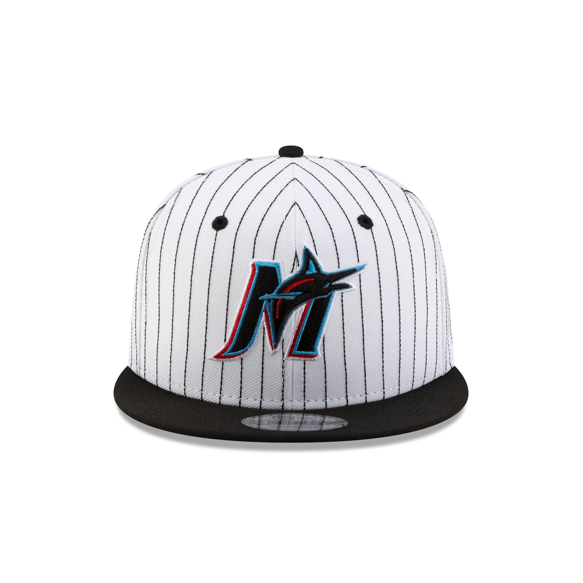 Alternative view of Miami Marlins Deceptor Pinstripe 9Fifty Snapback Hat