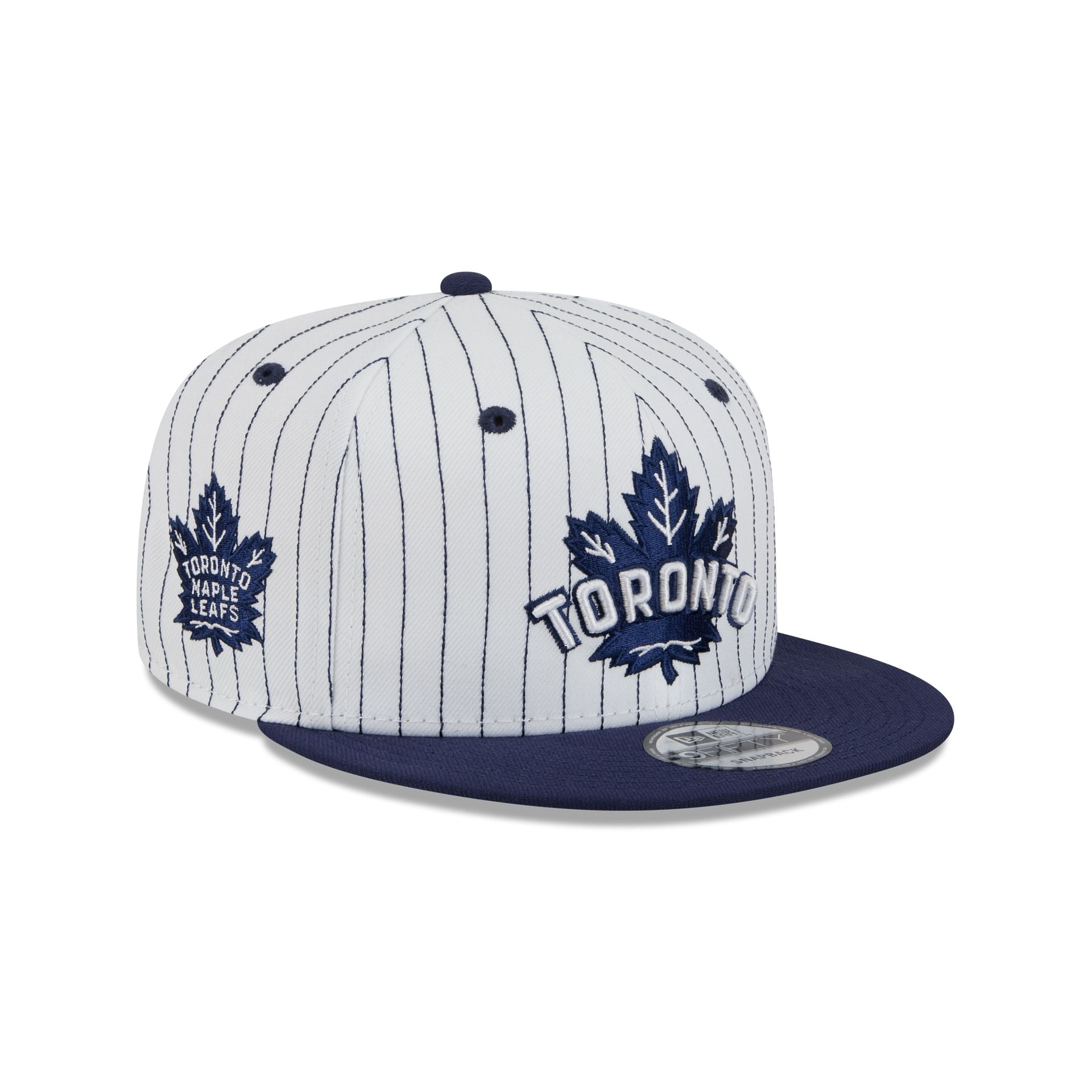 Toronto Maple Leafs Deceptor Pinstripe 9Fifty Snapback Hat