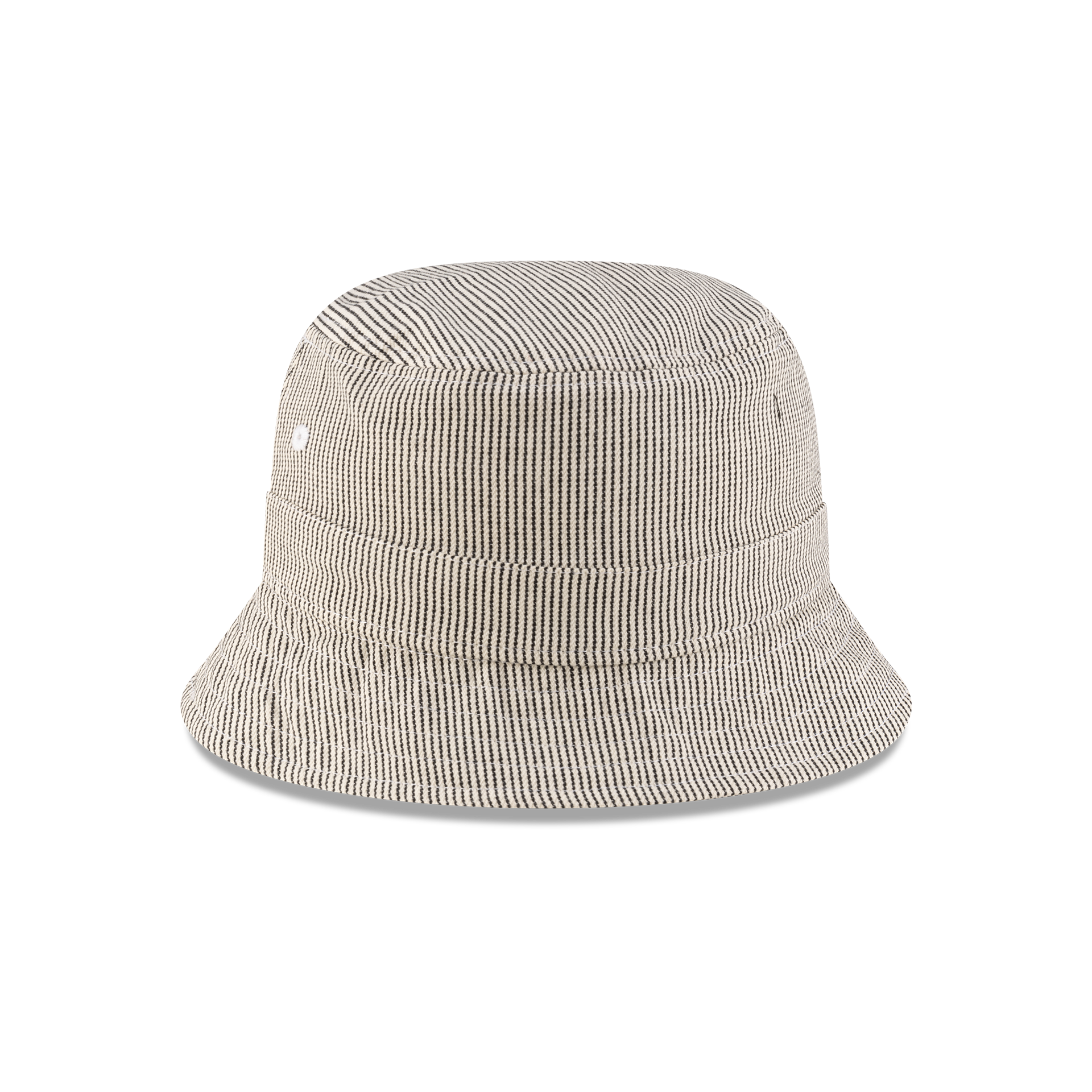 Alternative view of New Era Branded Railroad Stripe Bucket Hat