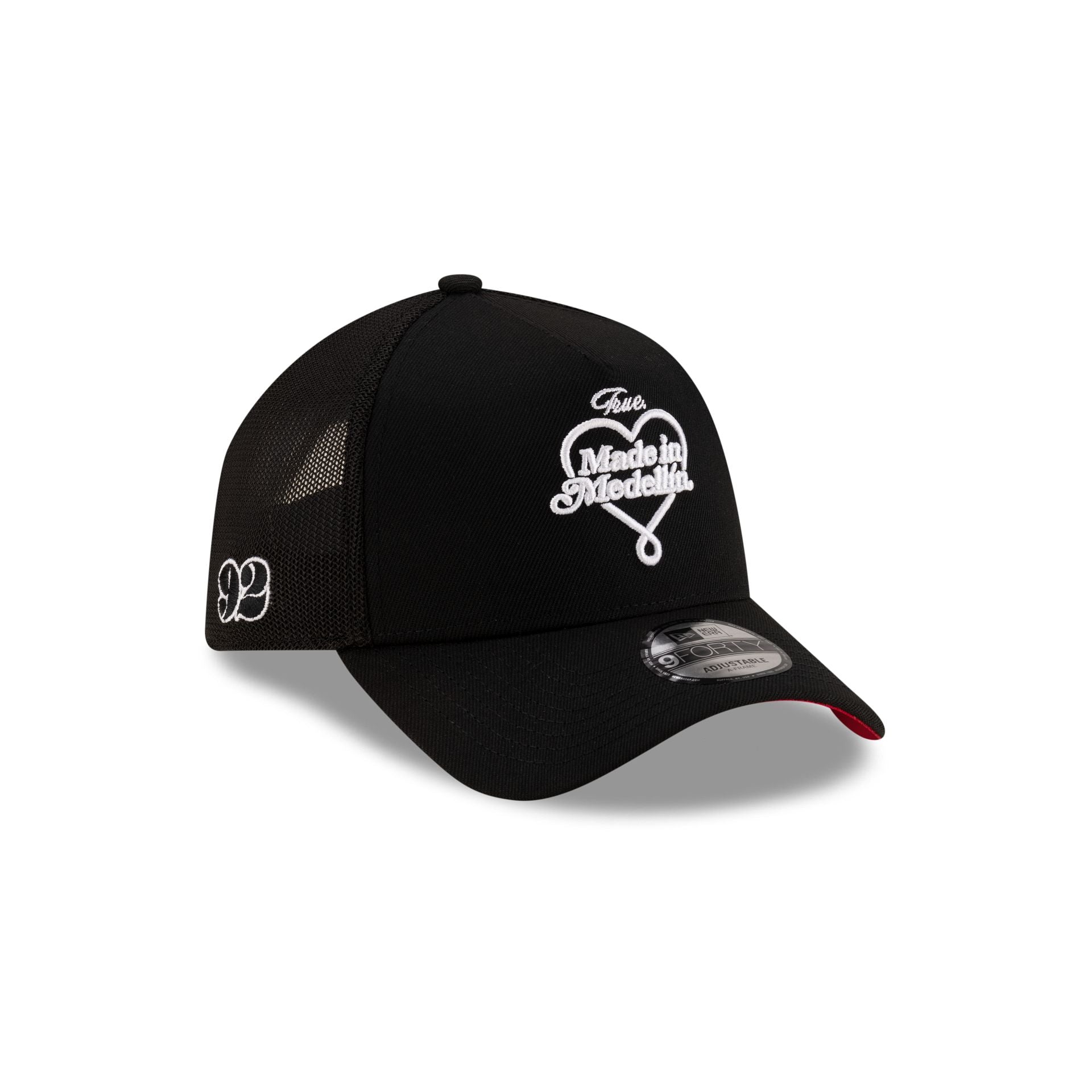 True. Made In MedellíN Black 9Forty A-Frame Snapback Hat