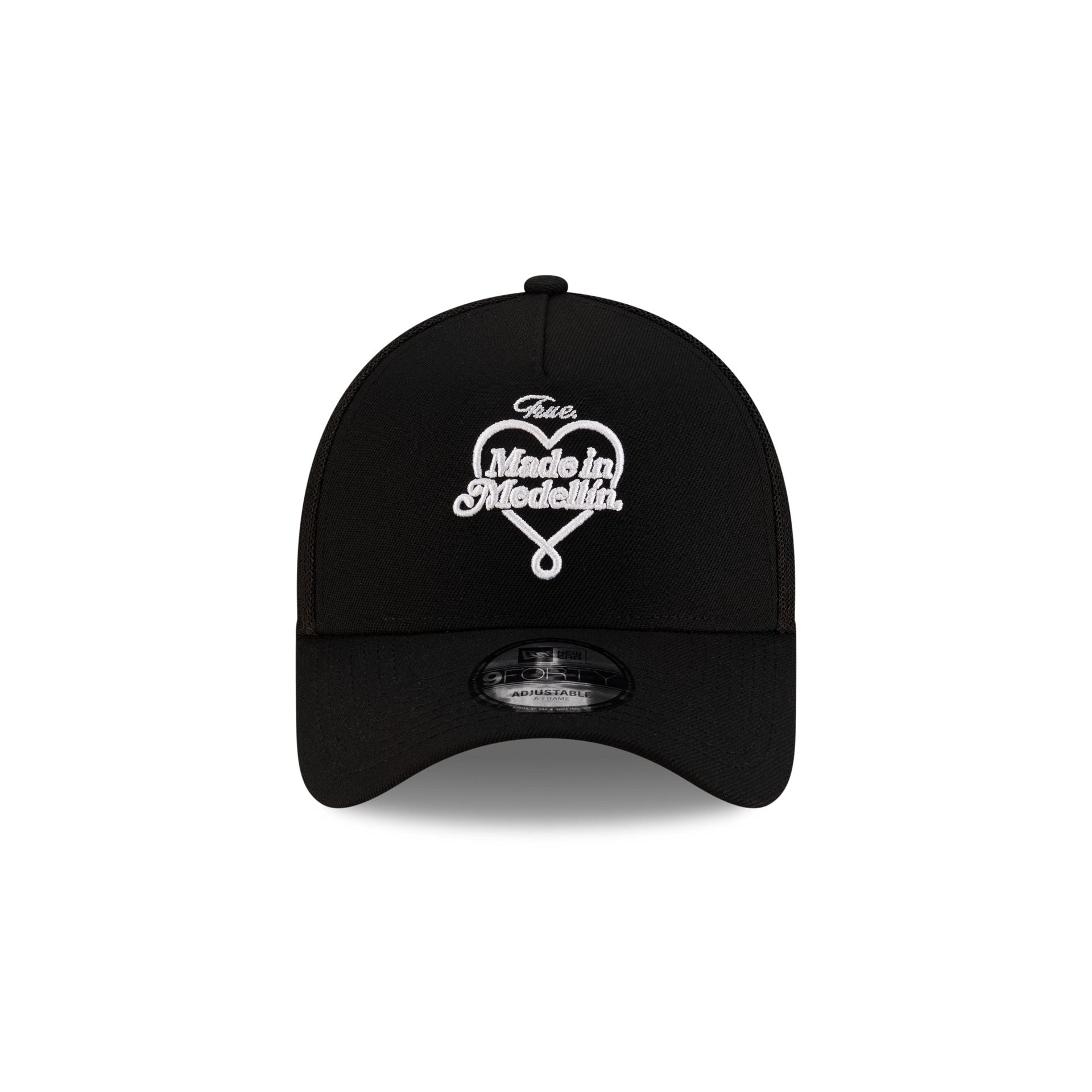 Alternative view of True. Made In MedellíN Black 9Forty A-Frame Snapback Hat