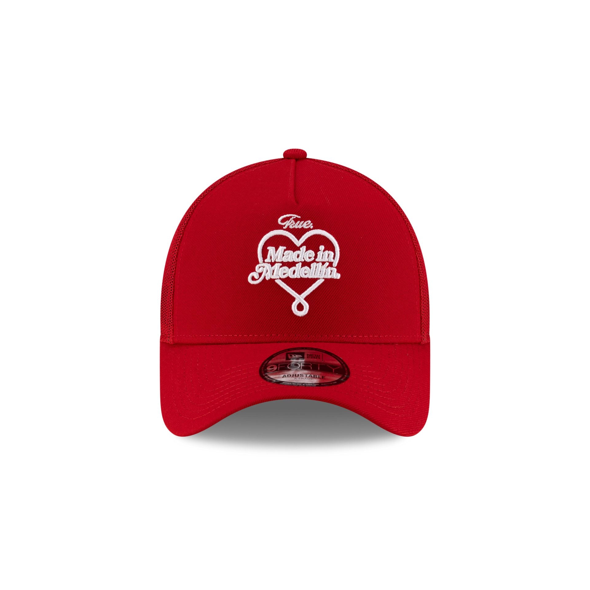 Alternative view of True. Made In MedellíN Scarlet 9Forty A-Frame Snapback Hat