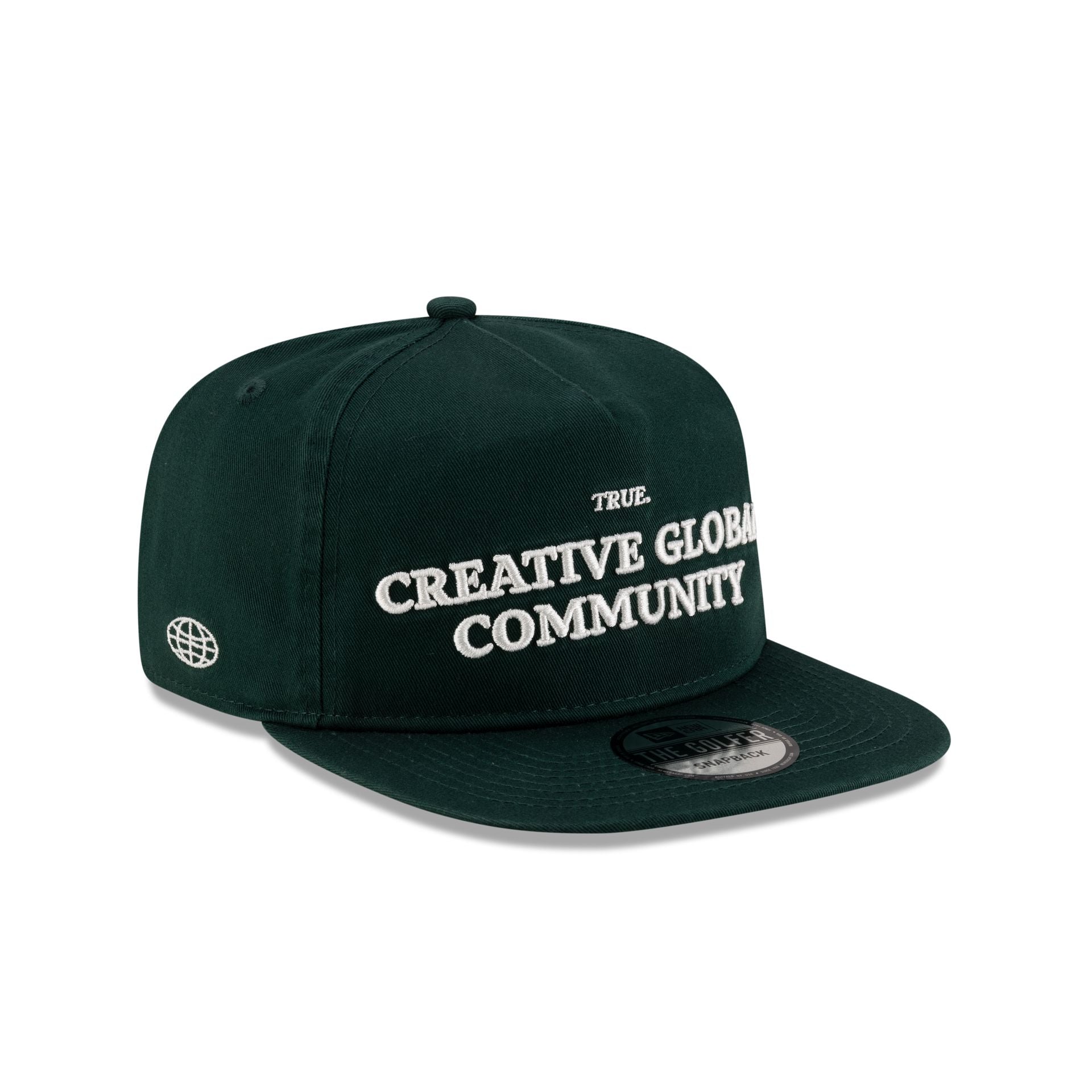 True. Dark Green Golfer Hat