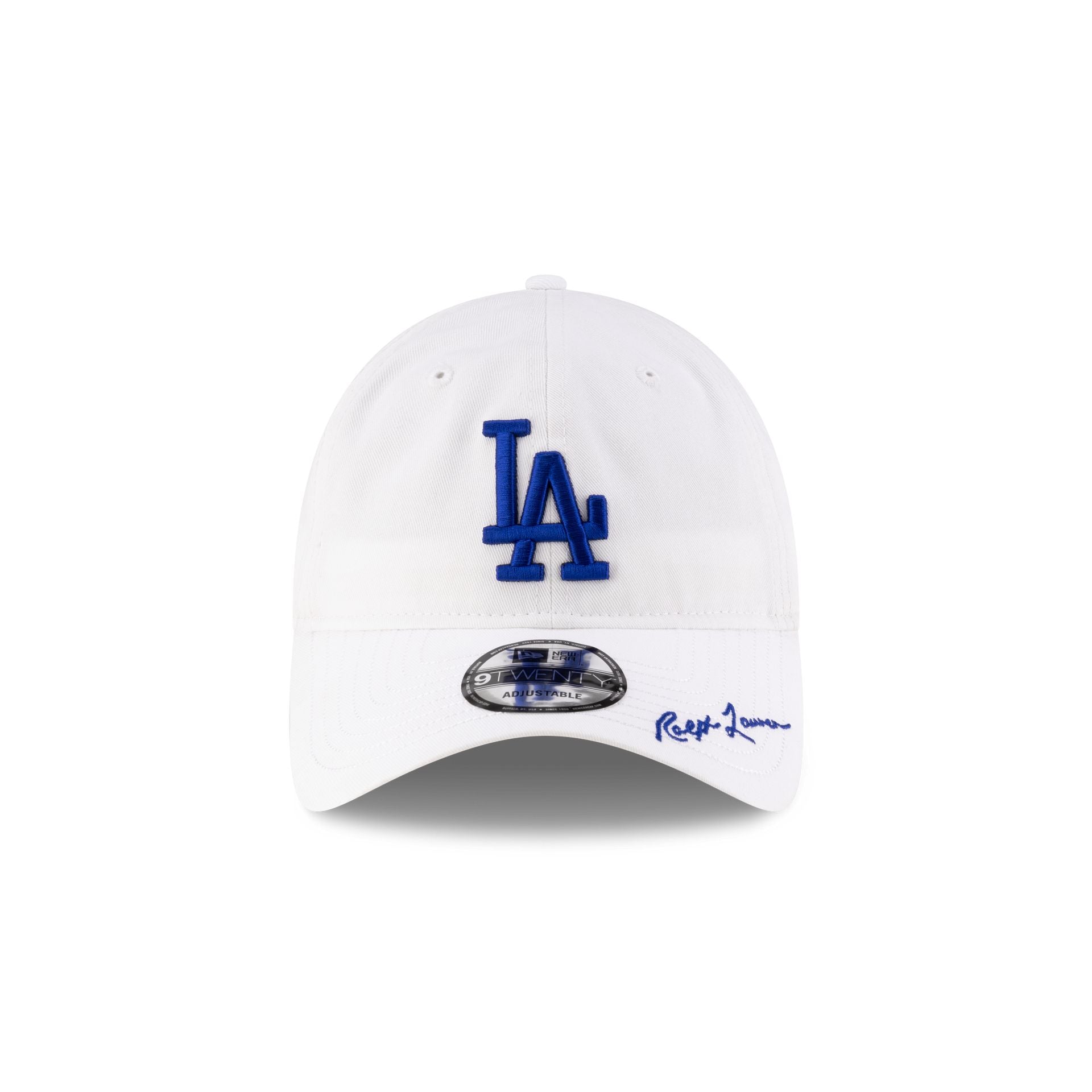 Alternative view of Ralph Lauren X Los Angeles Dodgers White 9Twenty Adjustable Hat