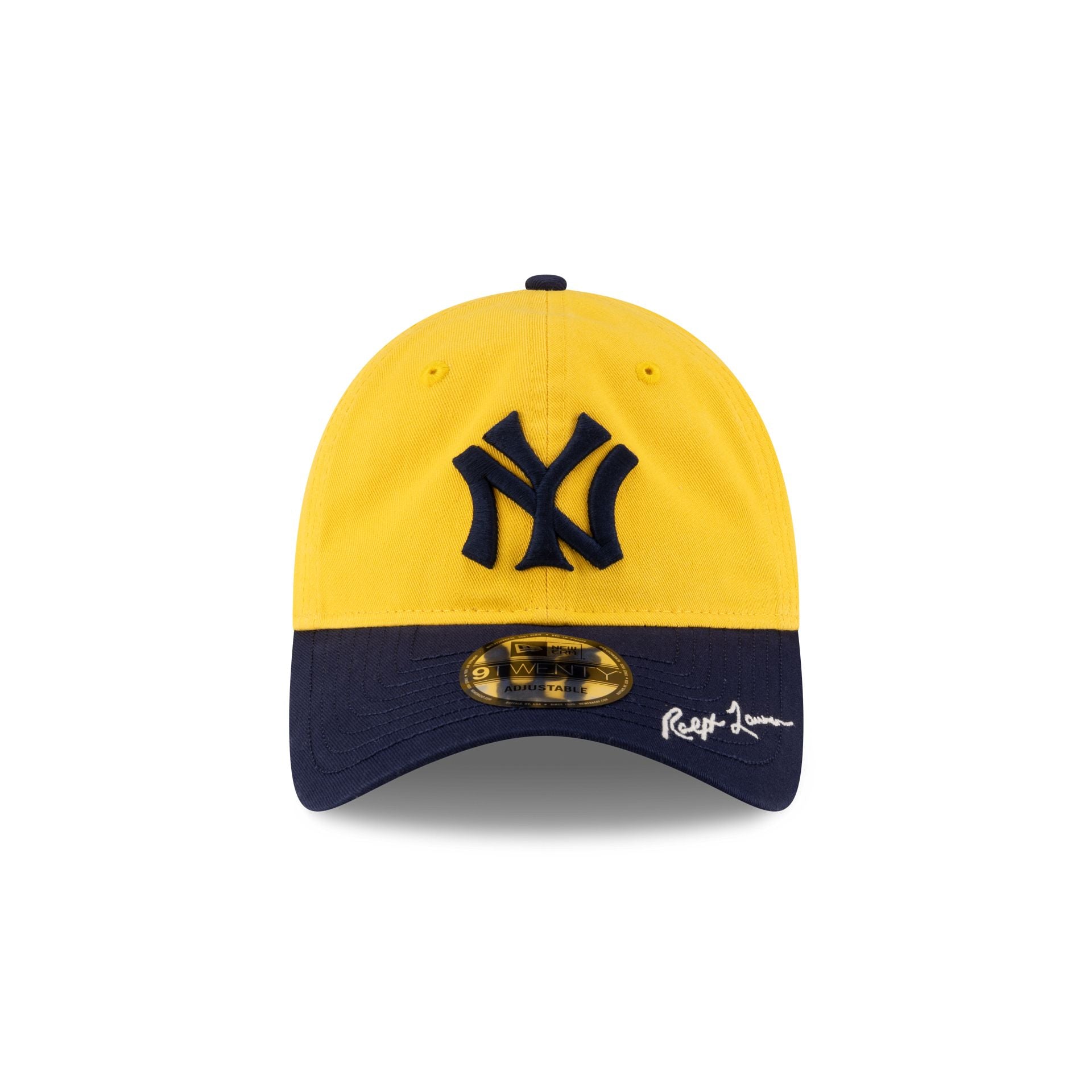 Alternative view of Ralph Lauren X New York Yankees Yellow 9Twenty Adjustable Hat